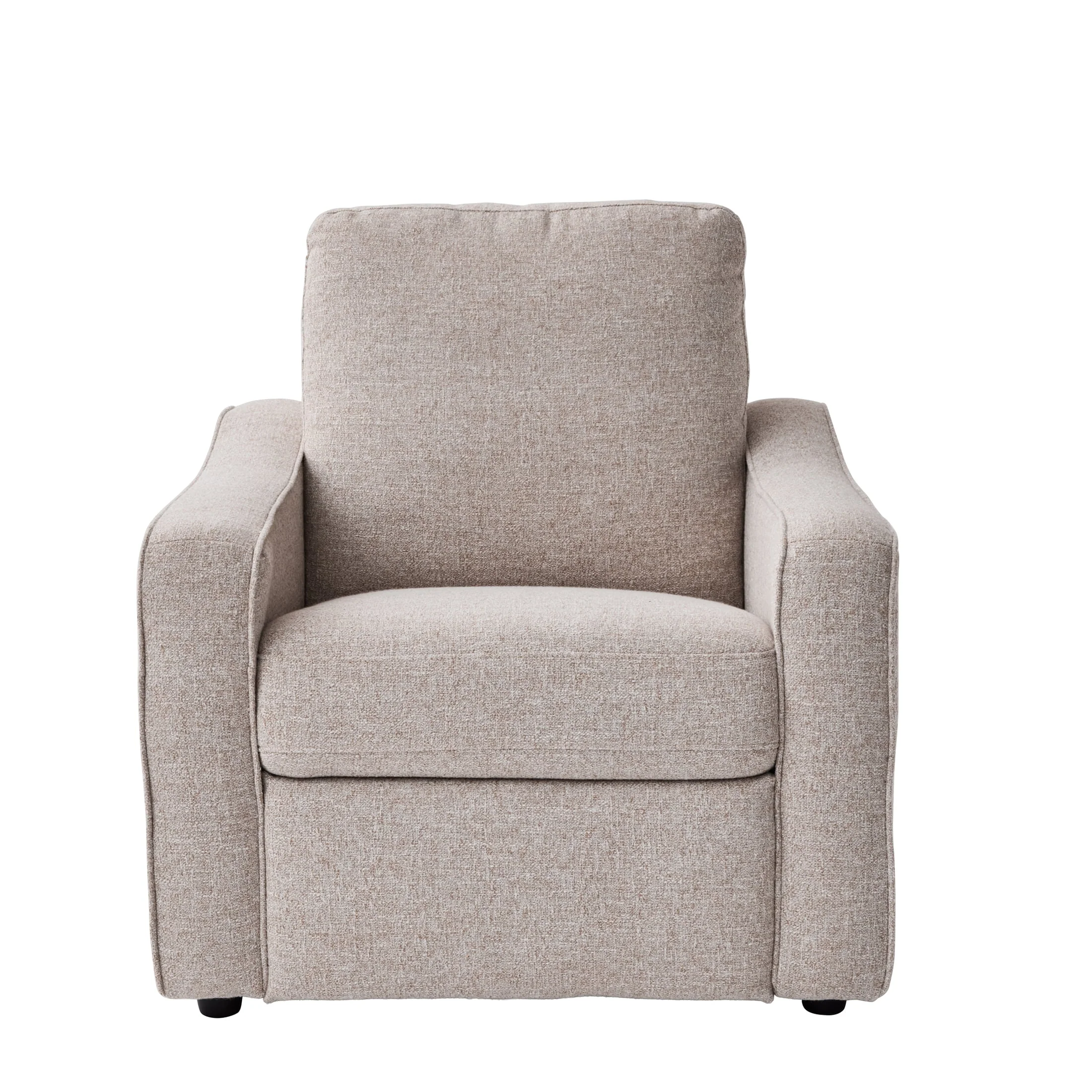 Better Homes & Gardens Allen Push-Button Power Recliner Chair, Cocoa Faux Leather