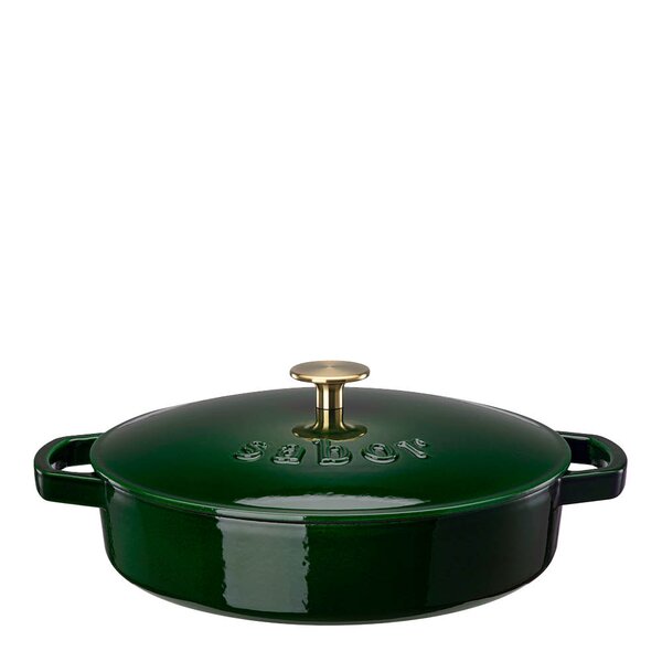 Classic buffetgryte 3,5L støpejern Shiny Green