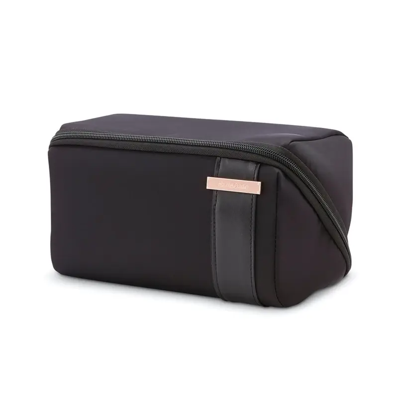Black/Rose Gold NuRoad Lay Flat Toiletry Kit Toiletry & Cosmetic Kits | 9387-IYZFK - SAMSONITE OUTLET