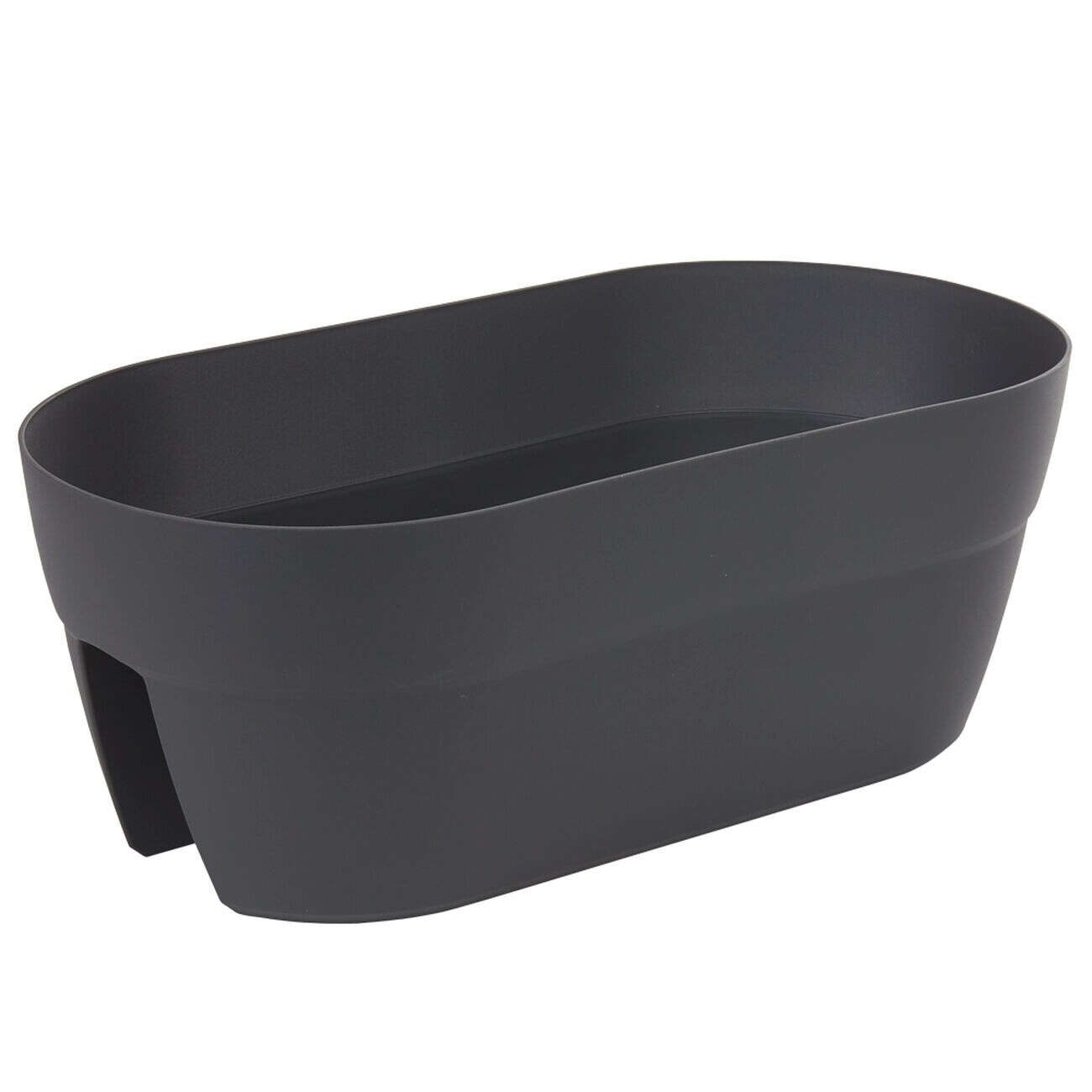 Jardinière cavalière Cancun gris 19,5 L