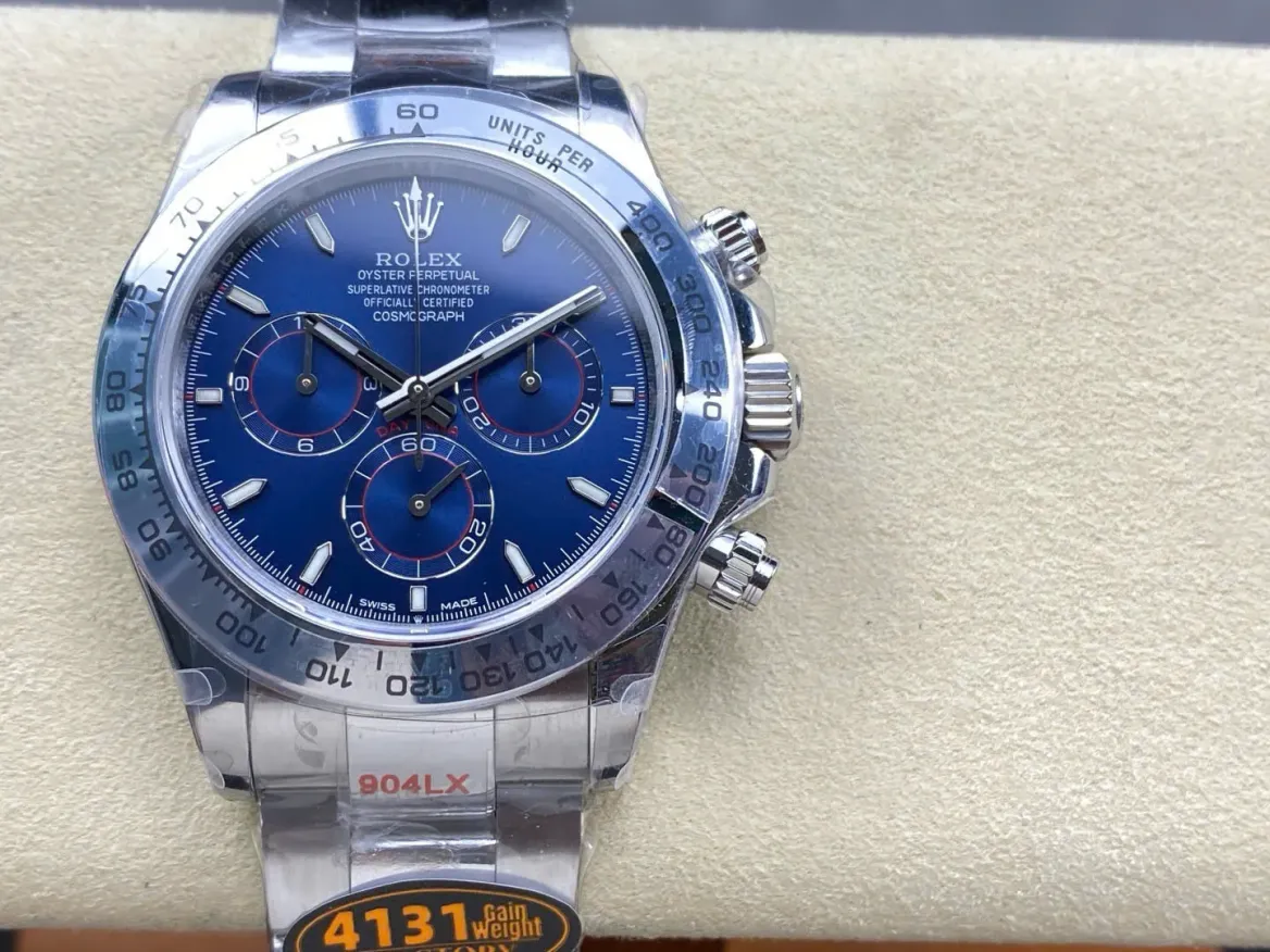 Superclone Rolex Daytona 40 mm 126509 Bright Blue Dial Psp6226