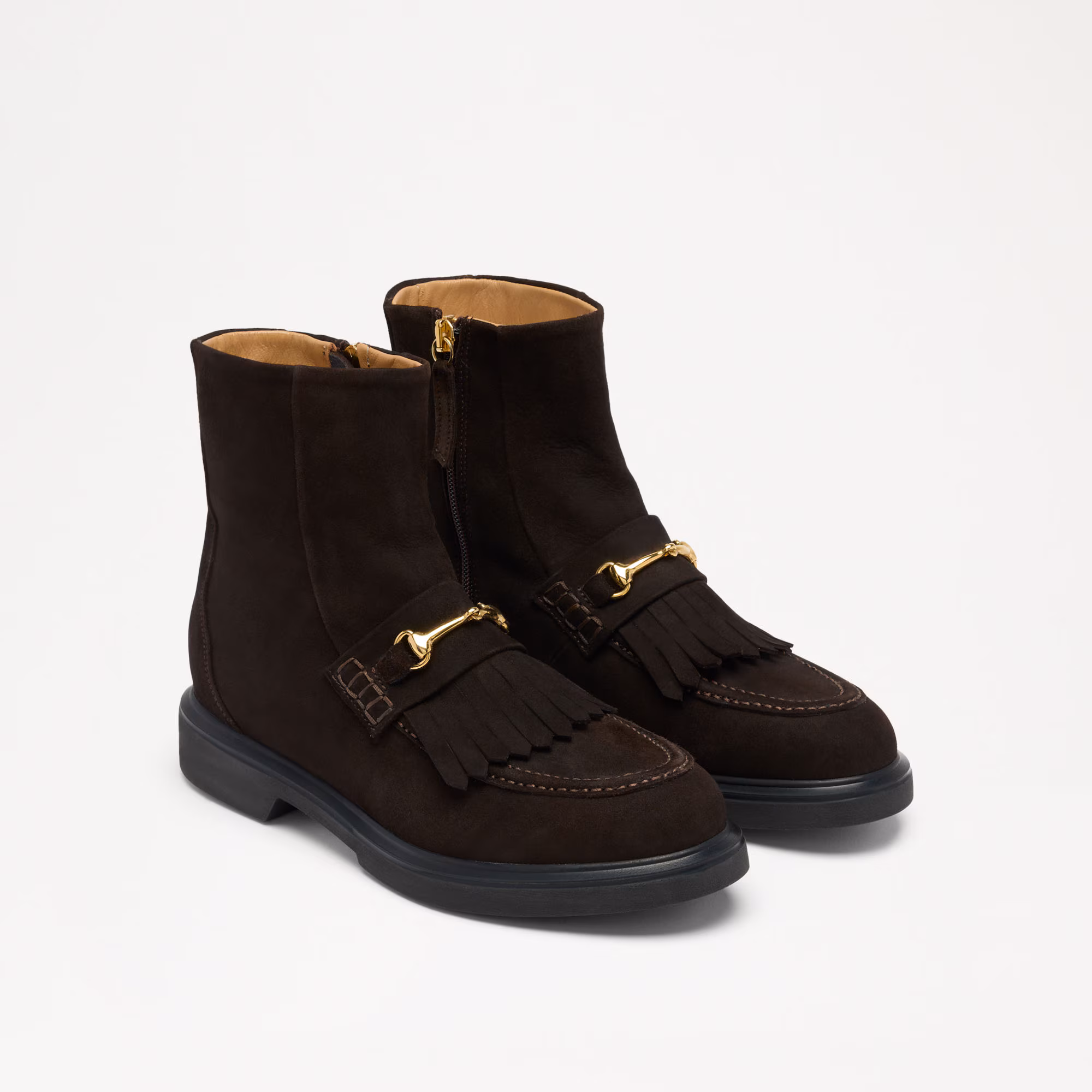 Dalton Boot<br>Snaffle Fringe Ankle Boot