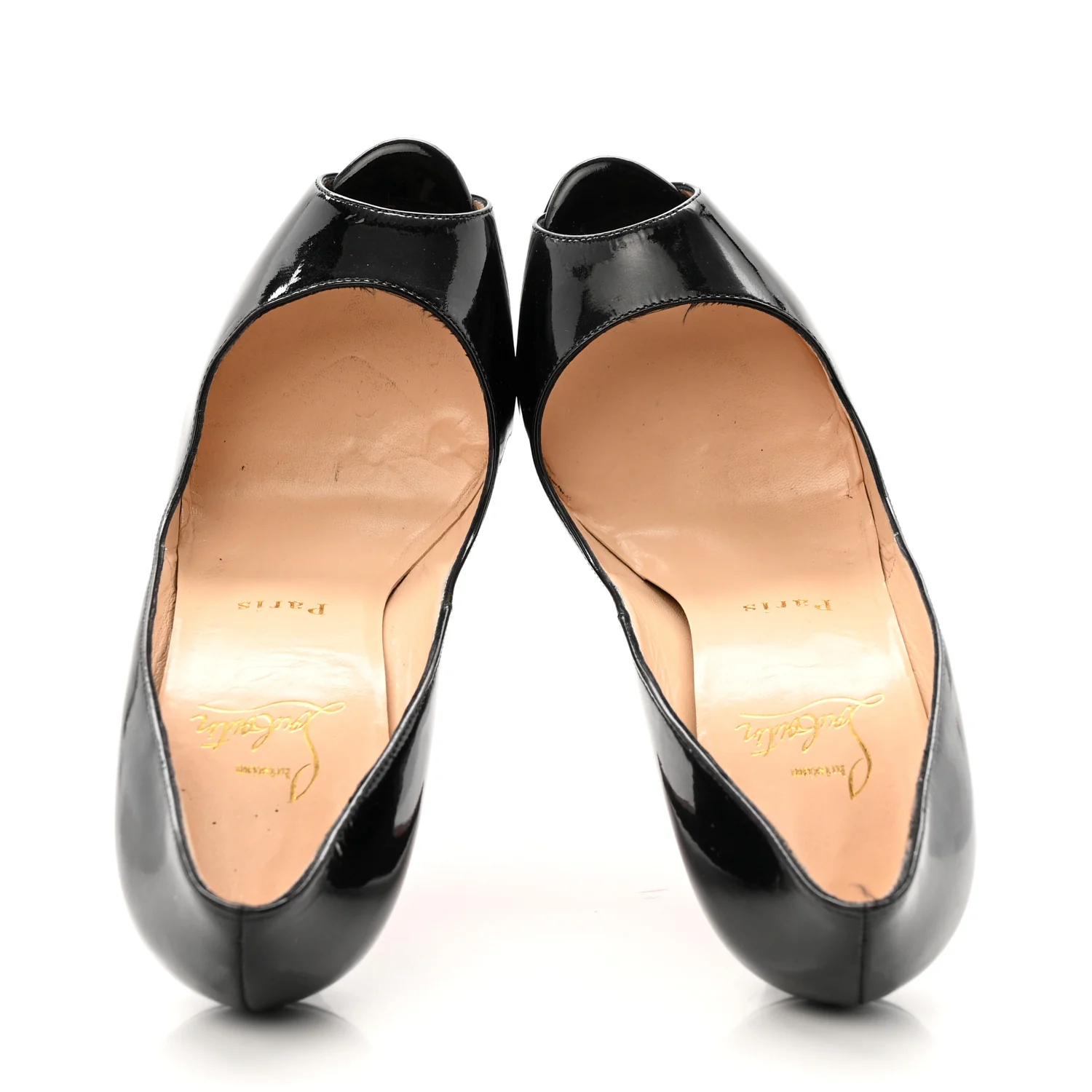 Patent Lady Peep 150 Pumps 37 Black