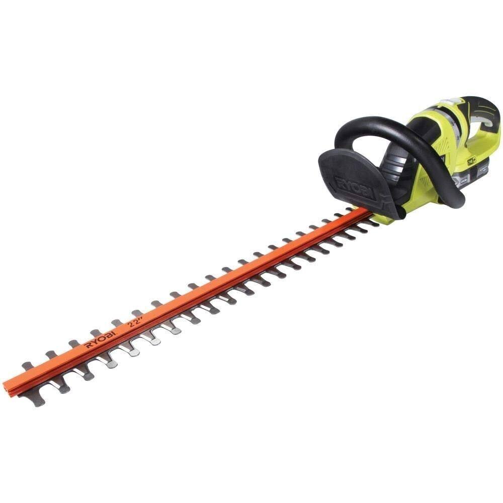 Ryobi One+ 22 in. 18-Volt Lithium-Ion Cordless Battery Hedge Trimmer (Tool Only)