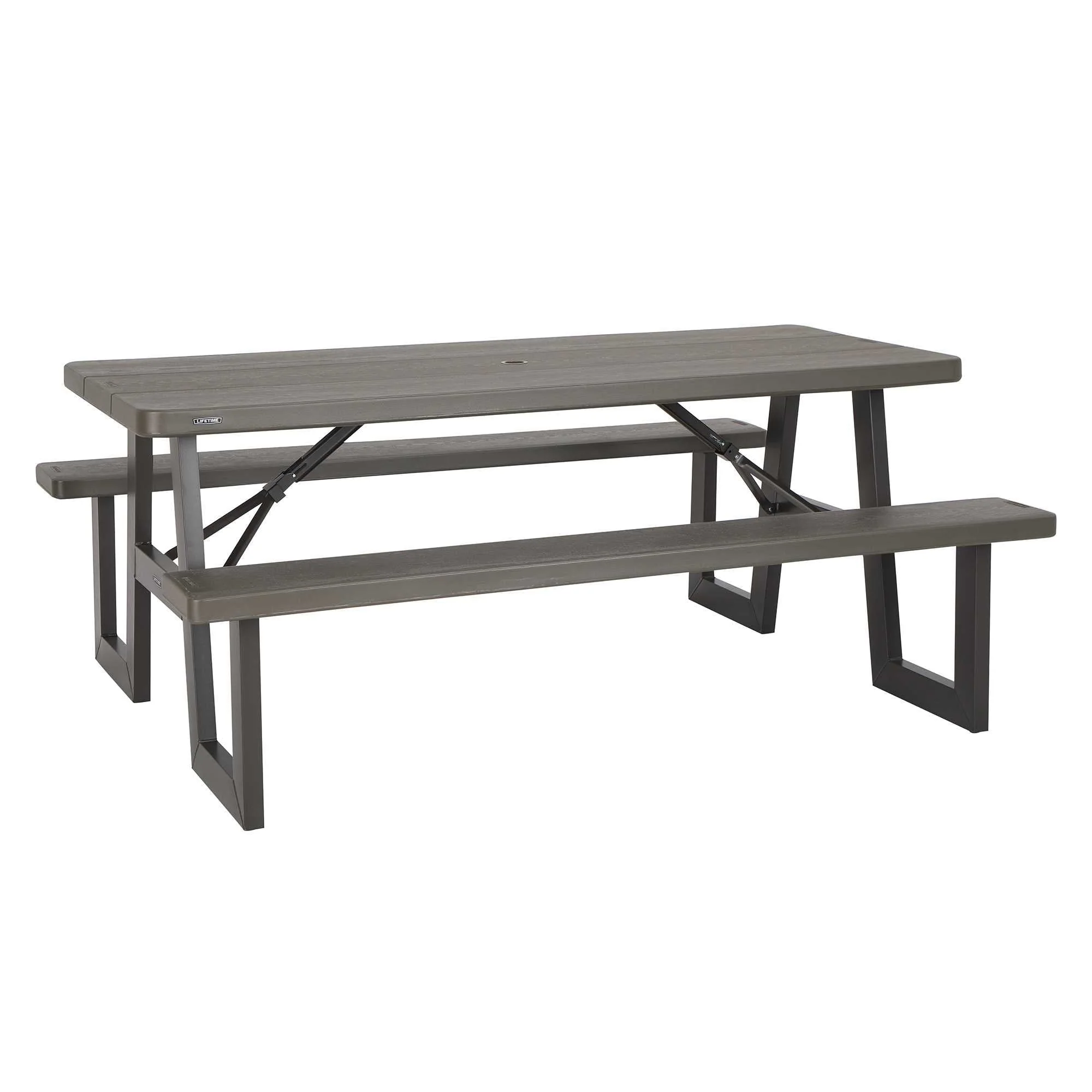 Lifetime 6 Foot W Frame Folding Picnic Table, 60233 Image 4