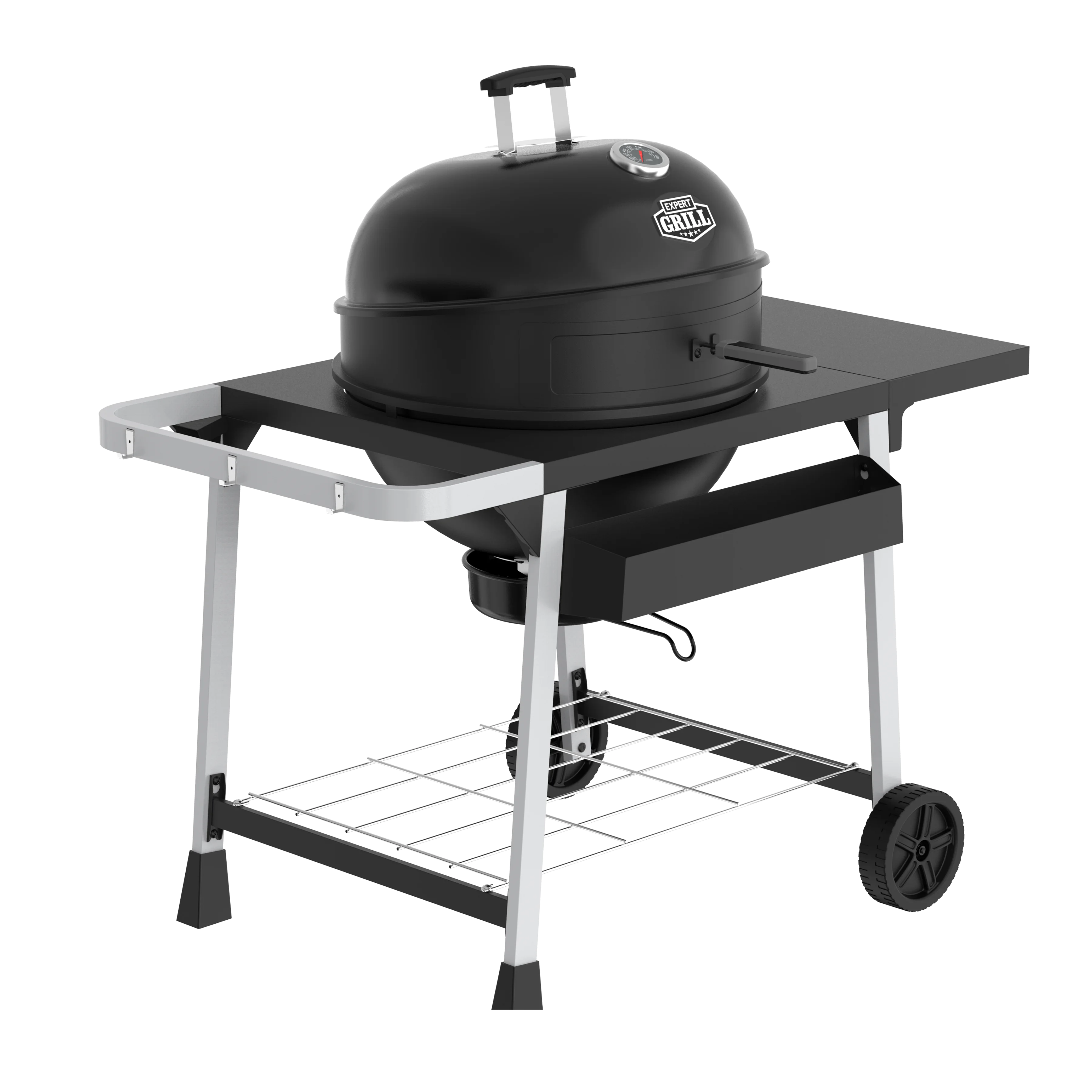 Kettle Cart with Pizza Accessories and Warming Rack - Image 3