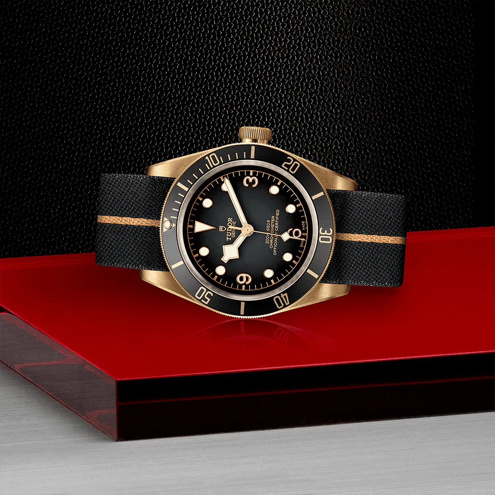 【Super Clone】TUDOR Black Bay Bronze 43mm Slate Grey Dial Men's Automatic Fabric Strap Watch M79250BA-0002