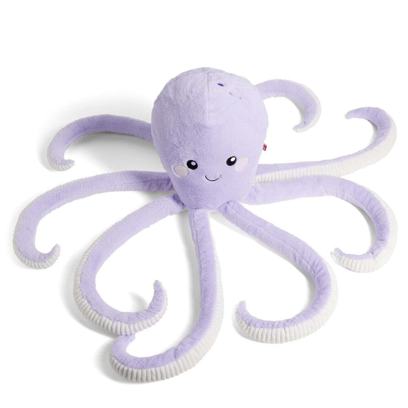 Peluche pieuvre L80cm polyester violet