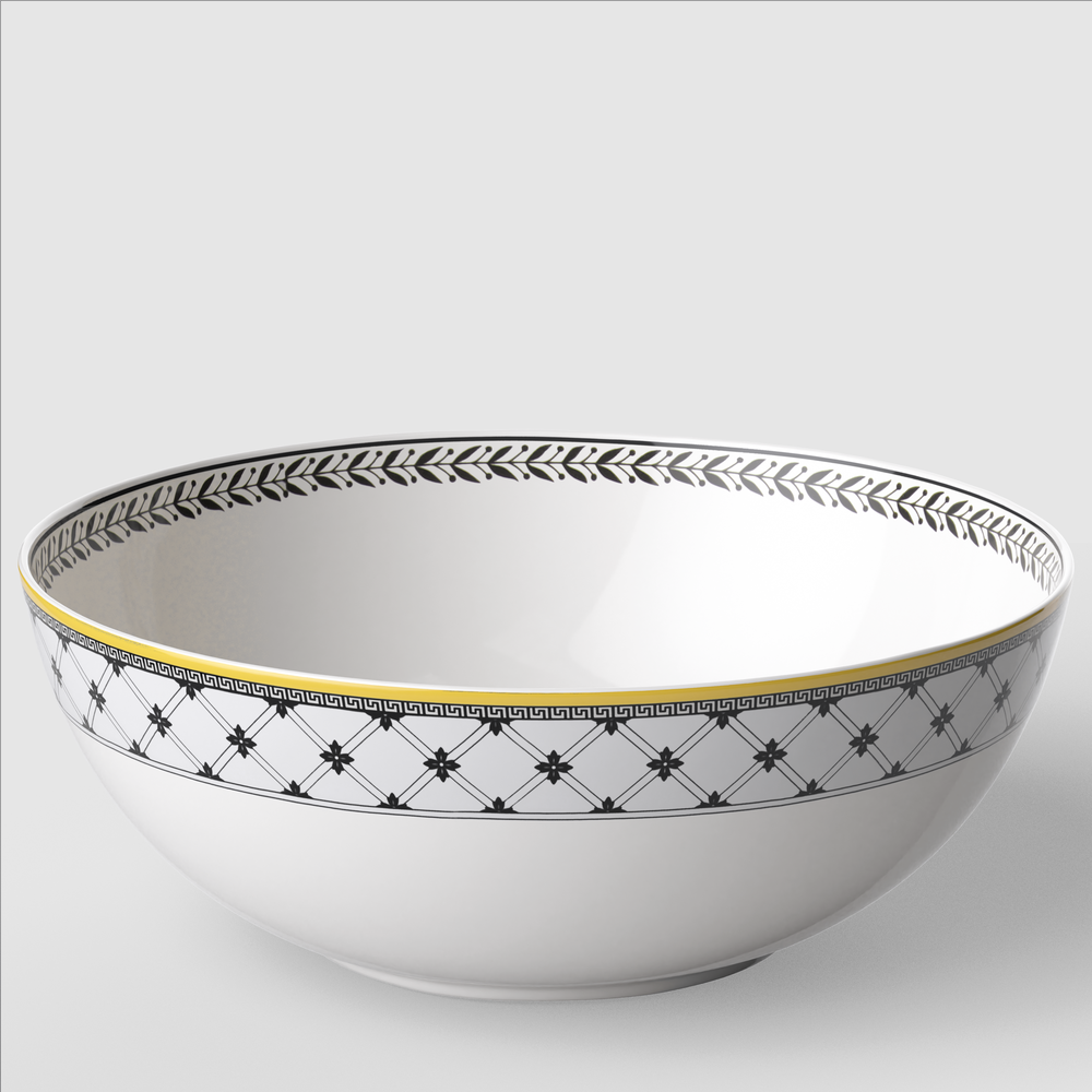 Audun Serving Bowl - Multi-colored, 37.2 oz, Premium Porcelain