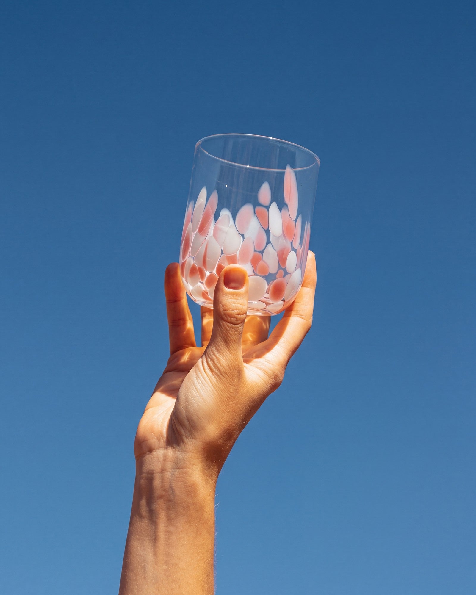 ALEGRIA - LARGE GLASS ROSÉ WHITE