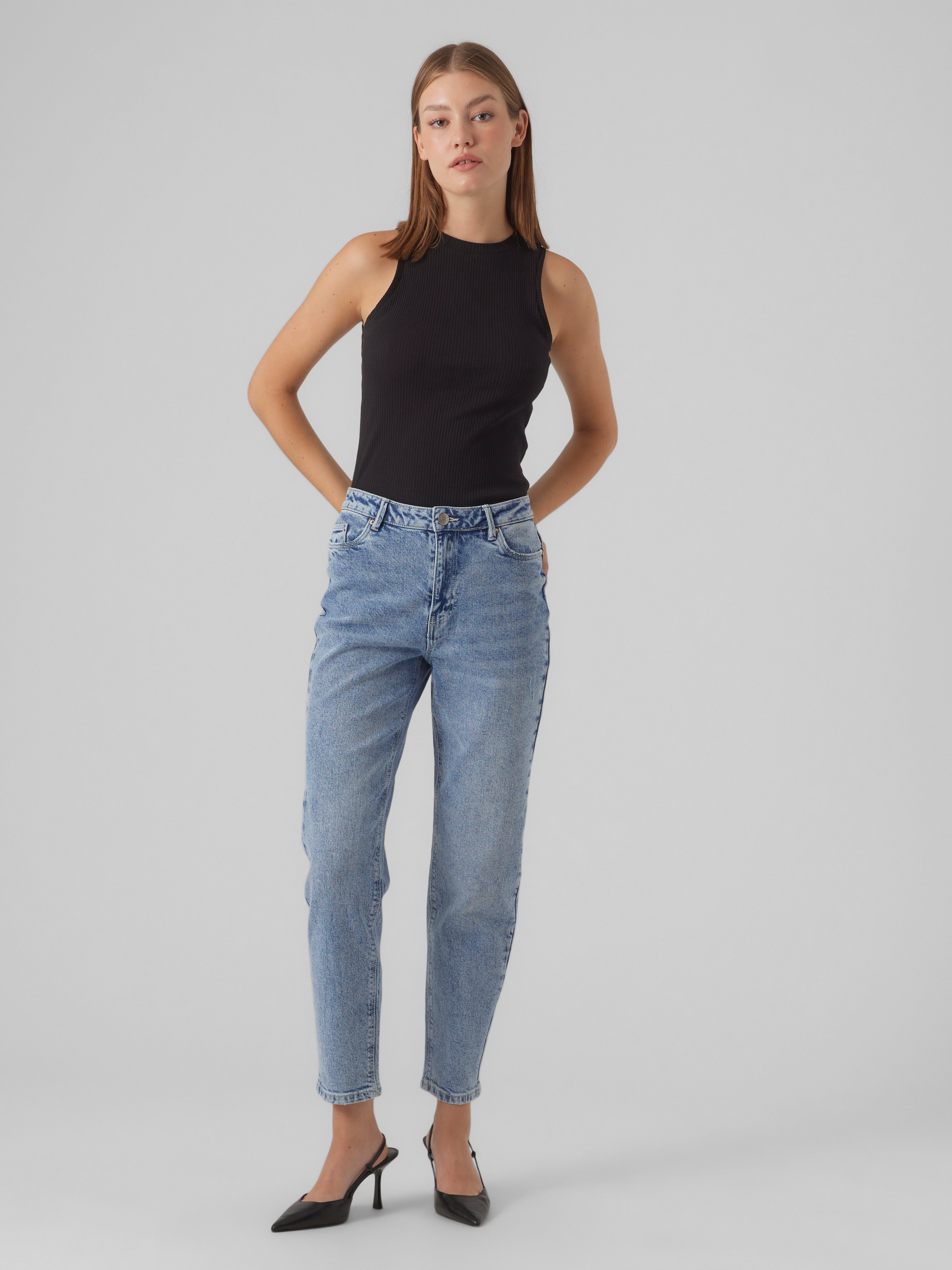 VERO MODA® VMLINDA High rise Mom Fit Jeans
