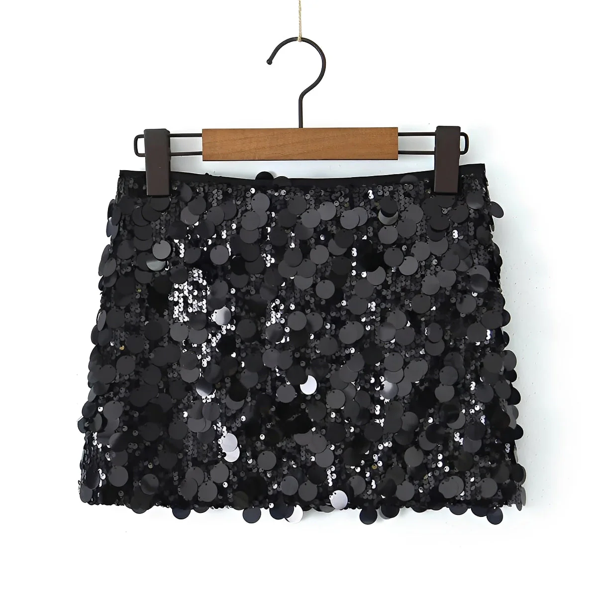 Abbey - Mini Jupe à Sequins Élégante