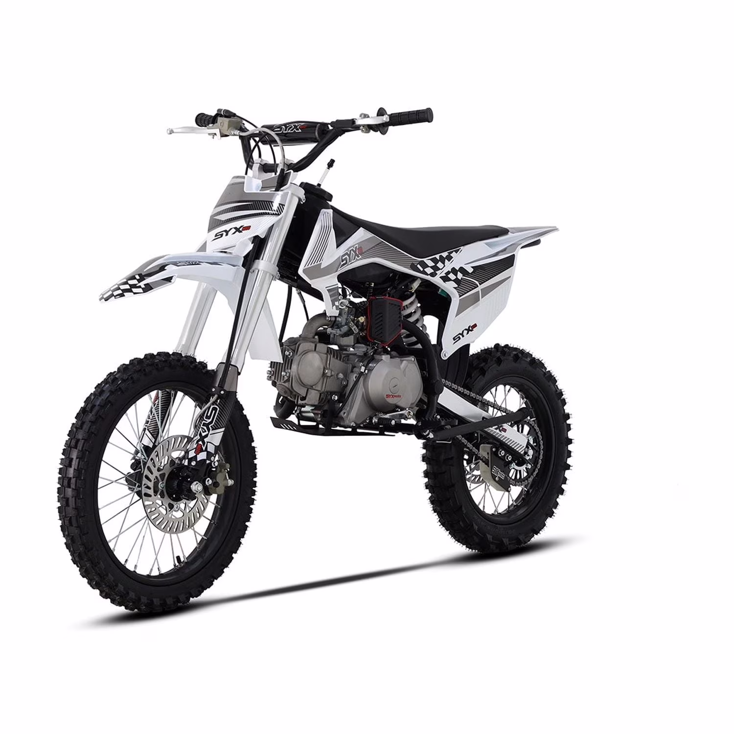 K1 125cc Dirt Bike for Teens Adults, 50 MPH, 123 Mi Range, 4-Speed Manual, Kick/Electric Start, Black(Black)