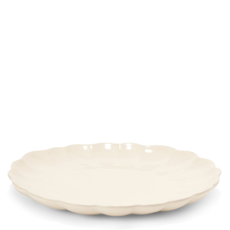 Lotus tallerken 27 cm krem