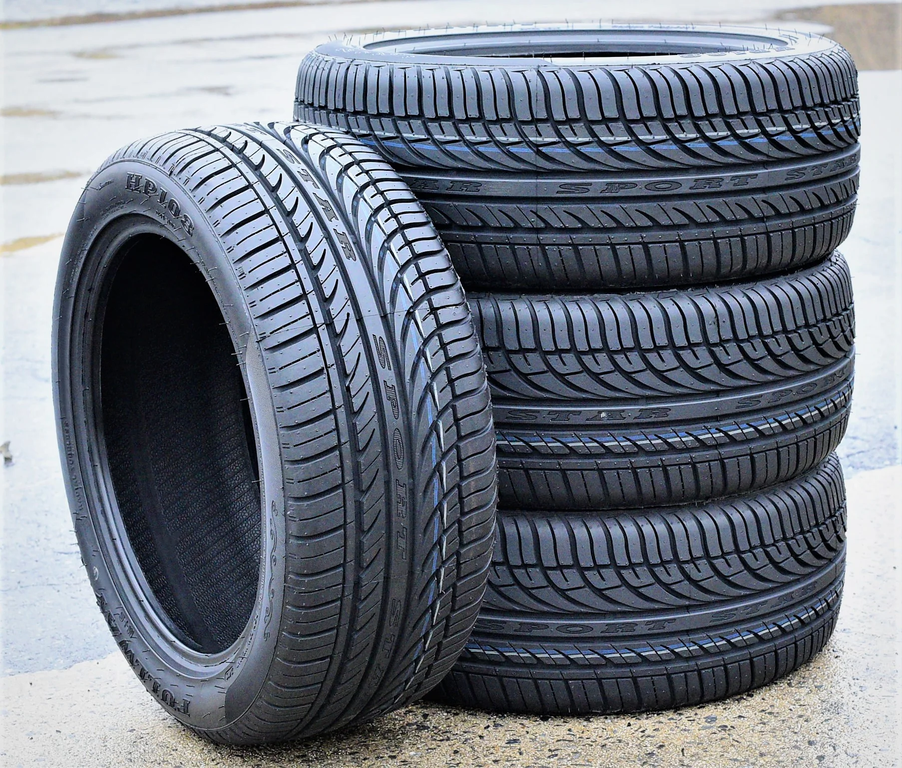 Set of 4 HP108 225/50ZR17 225/50R17 98W XL High Performance a/s All Season Tires - Image 3