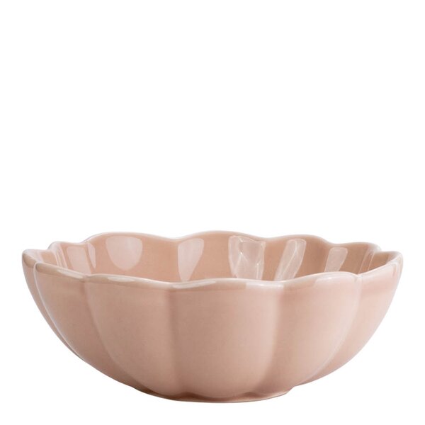 Lotus skål 16 cm støvet rosa