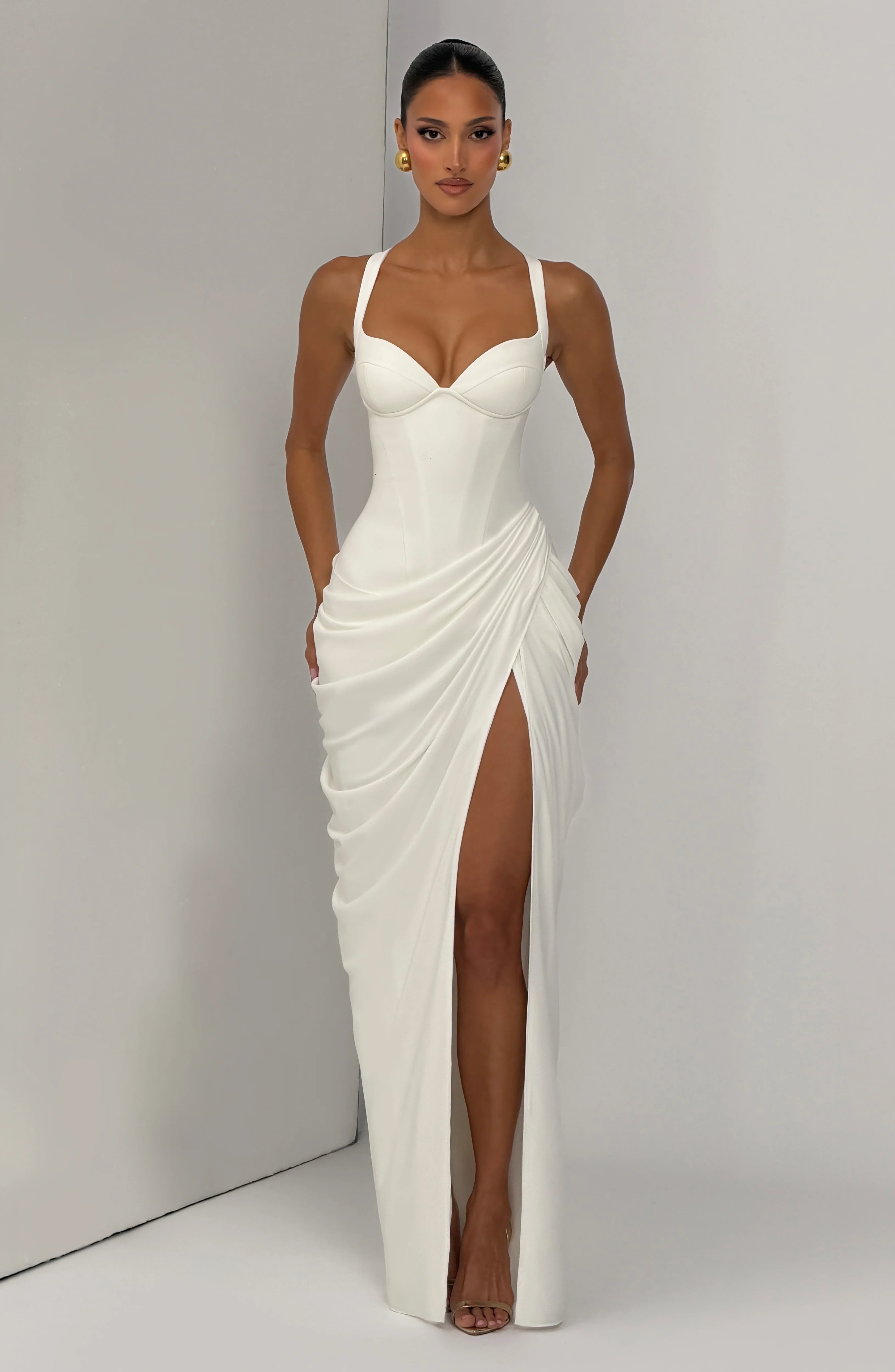 Elara Maxi Dress - Ivory