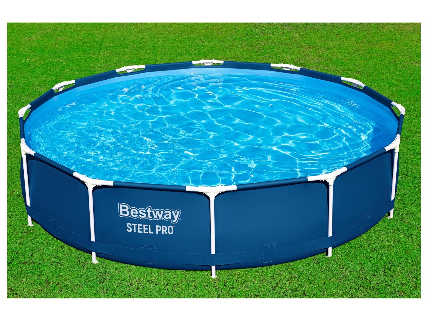 Bestway Piscine tubulaire Steel Pro avec pompe de filtration