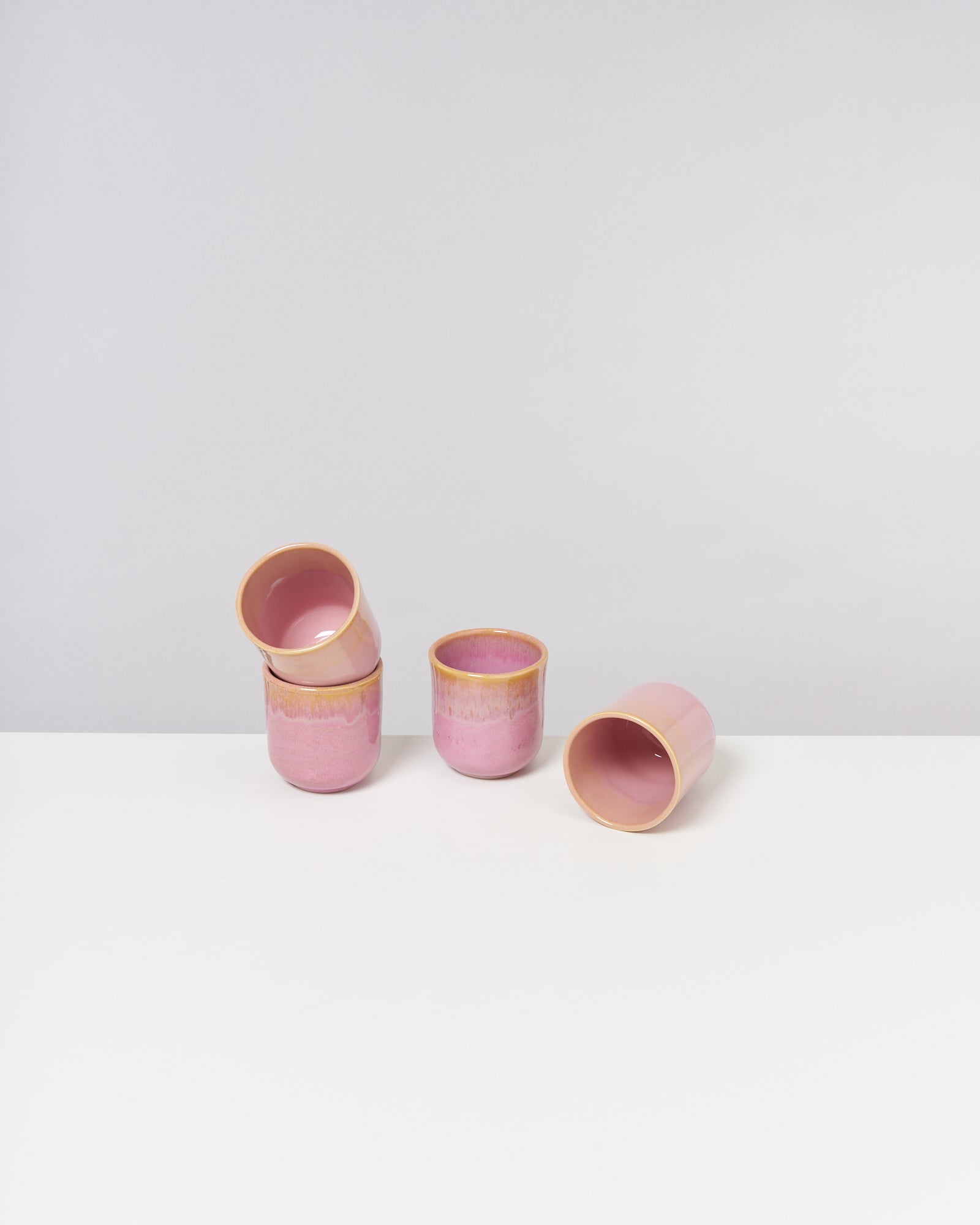 COPA ALTO - SMALL CUP YELLOW ROSÉ SET OF 4