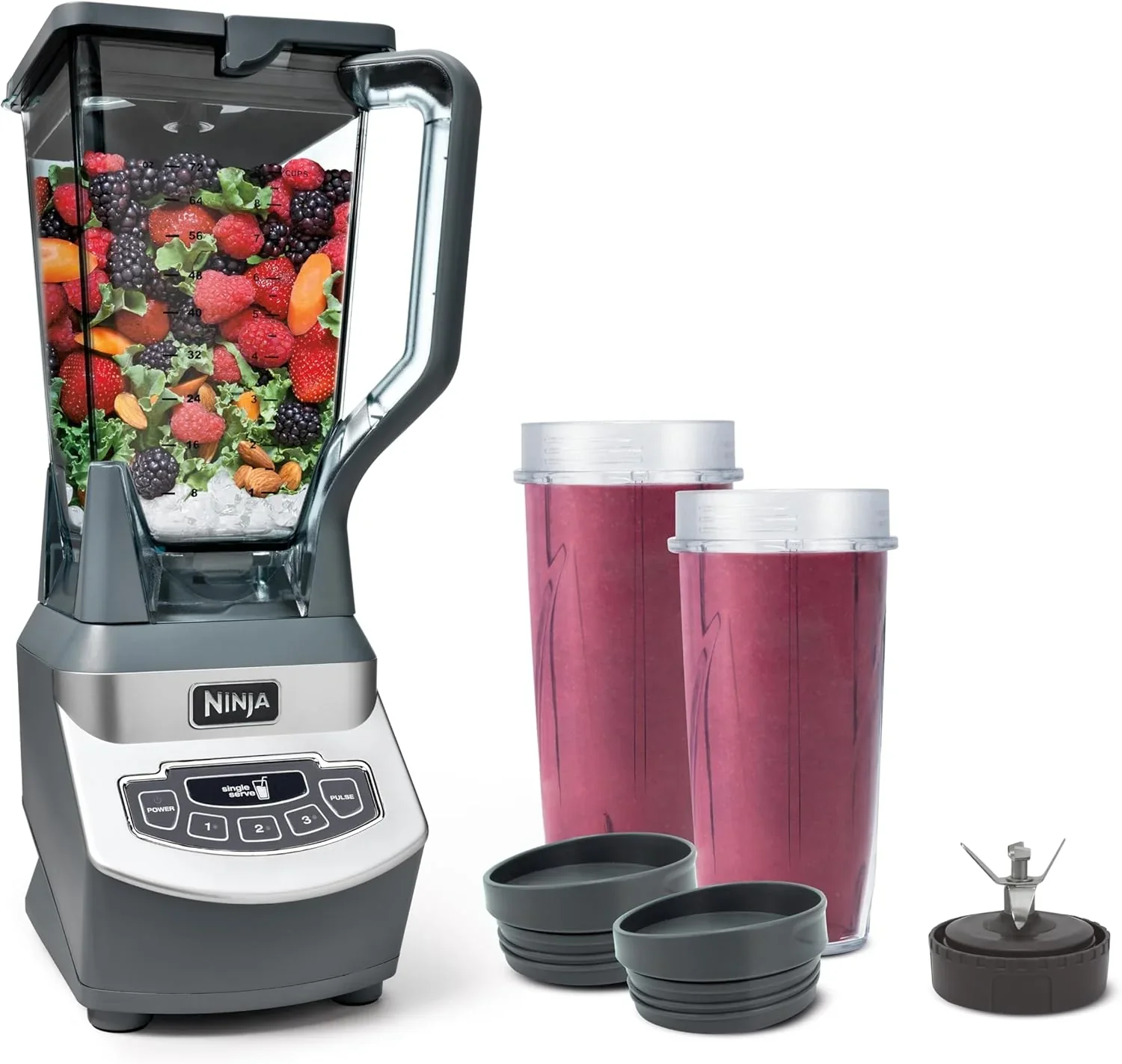 Robot culinaire et mixeur compact professionnel Ninja BL660, 1100 W, 3 fonctions