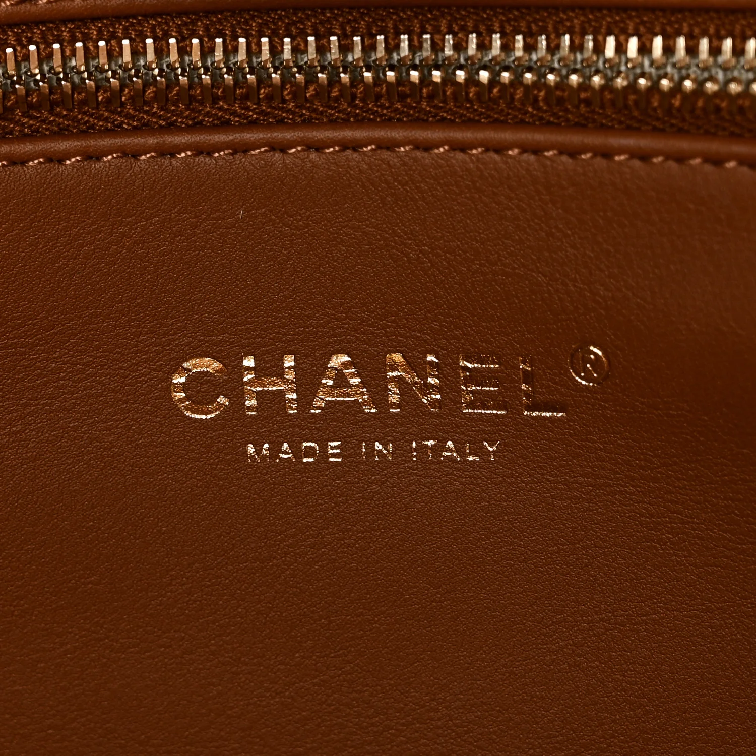 Lambskin Shearling Medium Deauville Tote Brown