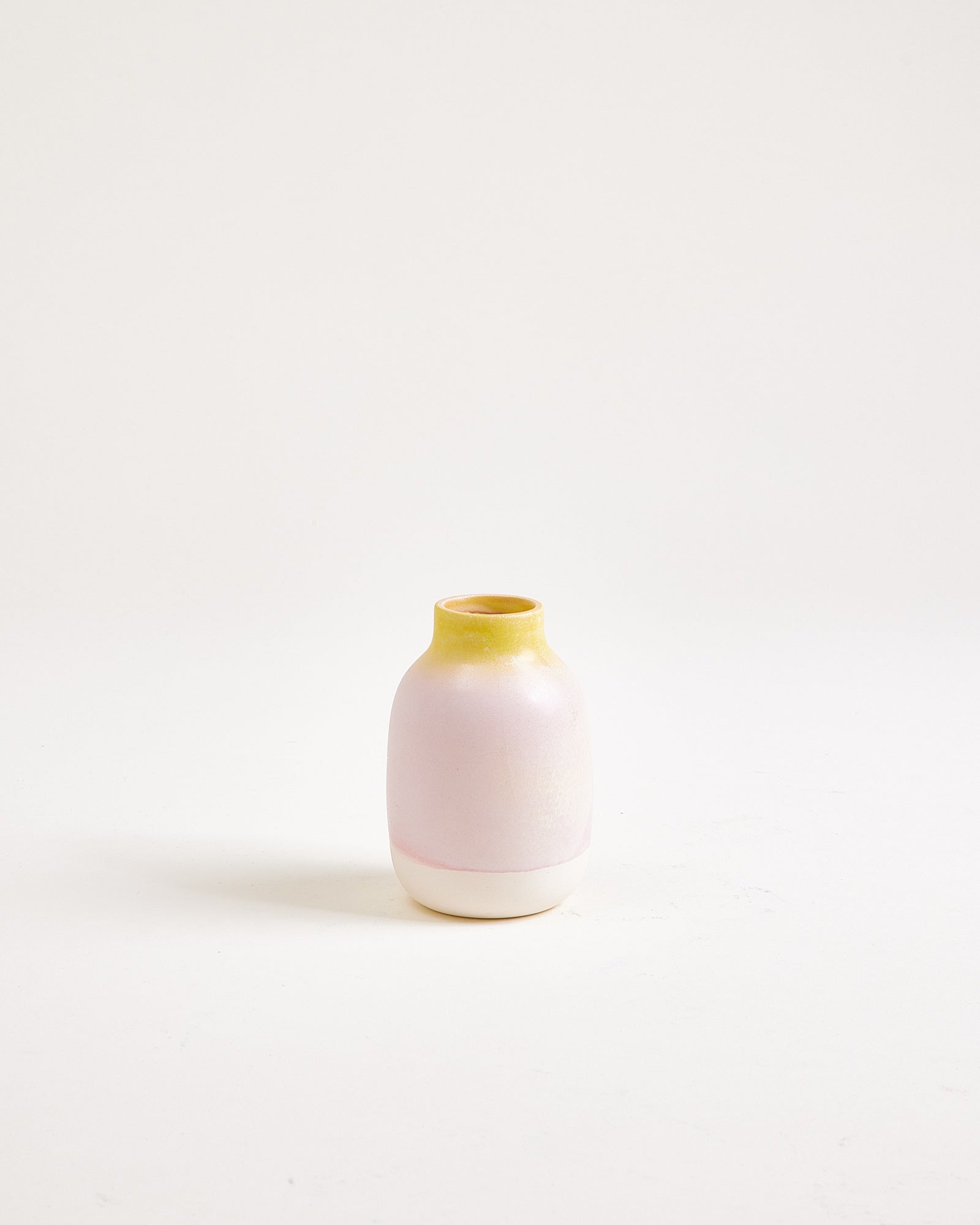 NUNO - VASE S SPECKLED YELLOW PINK
