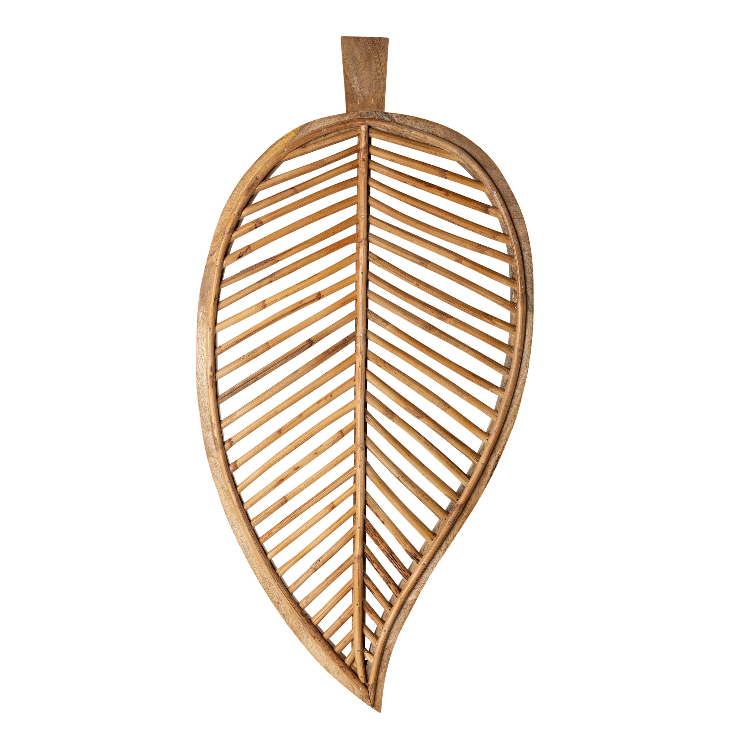Bamboo Leaf Wall Hanging Large