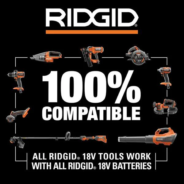 18V Cordless 8 Tool Combo Kit with (3) Batteries, Charger, and Bag with 18V Heat Gun Image 10