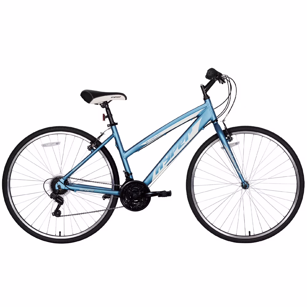 Brand Bicycle 700c Men's Spin Fit Hybrid Bike, Black and Blue, Adults(Black and Blue) - Image 3