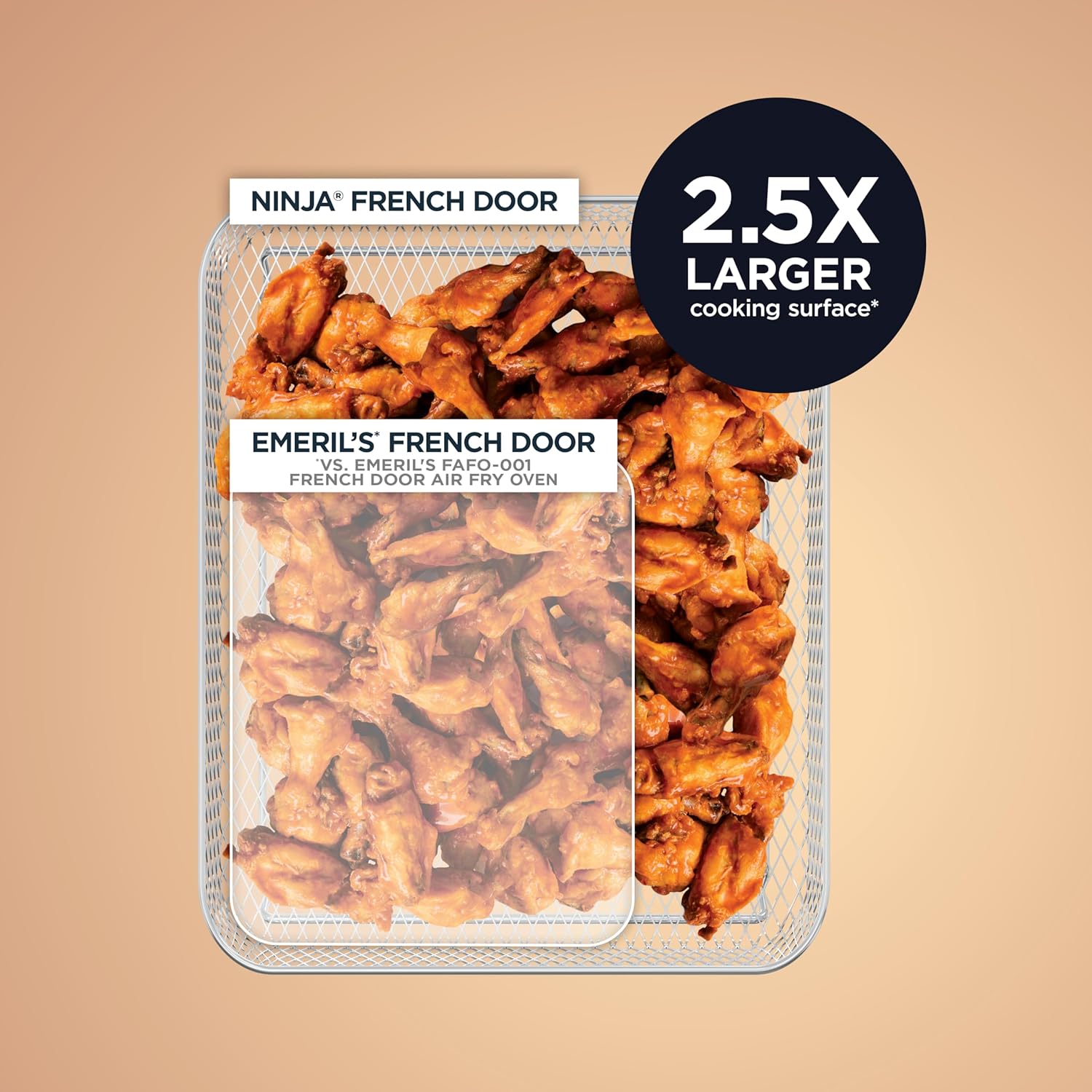 Ninja French Door Premier Air Fry Oven, 10-in-1, 20.3 Qt, Stainless, FO101
