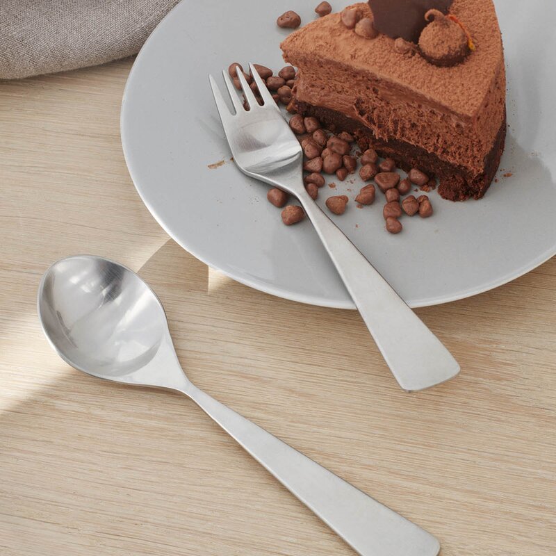 Maya dessertgaffel 16 cm stål