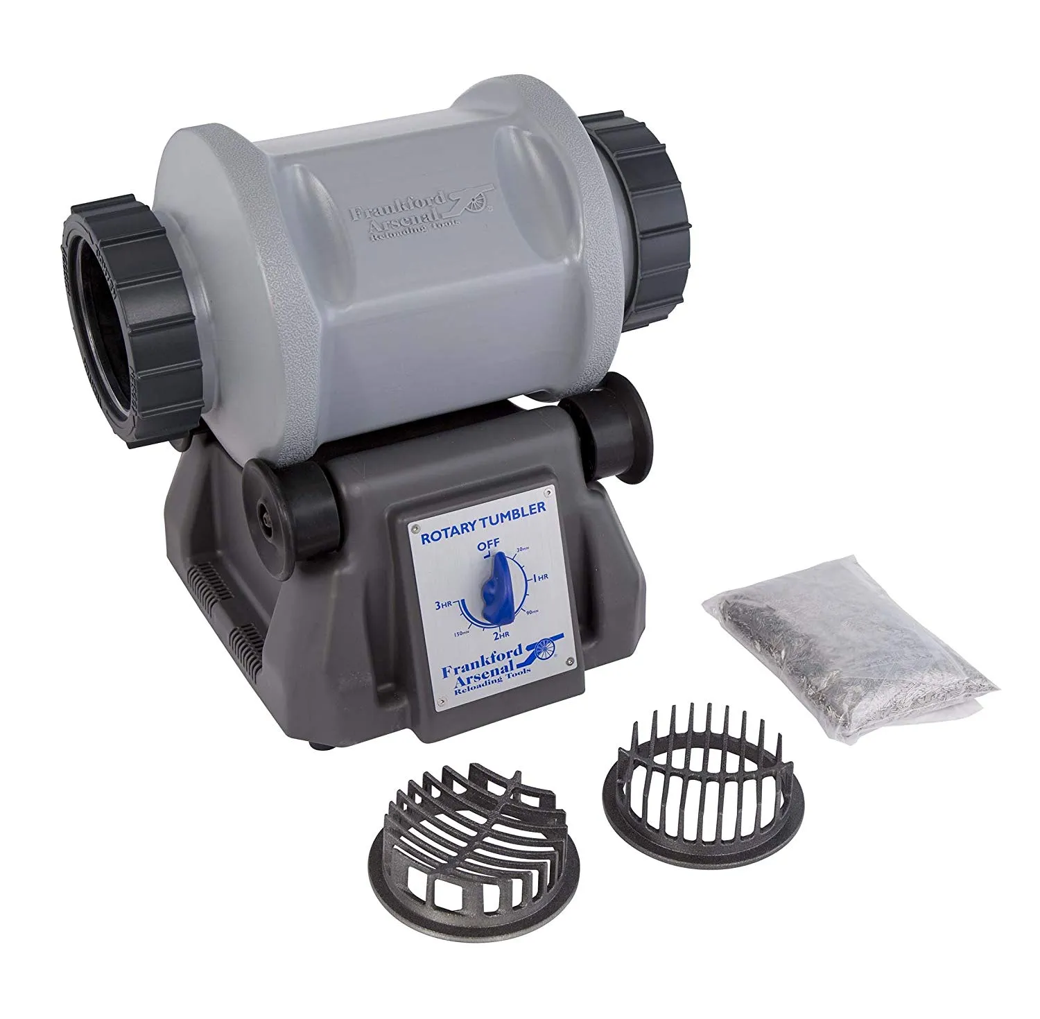 Tambour rotatif Frankford Arsenal Platinum Series 7L avec séparateur de média pour le nettoyage du laiton
