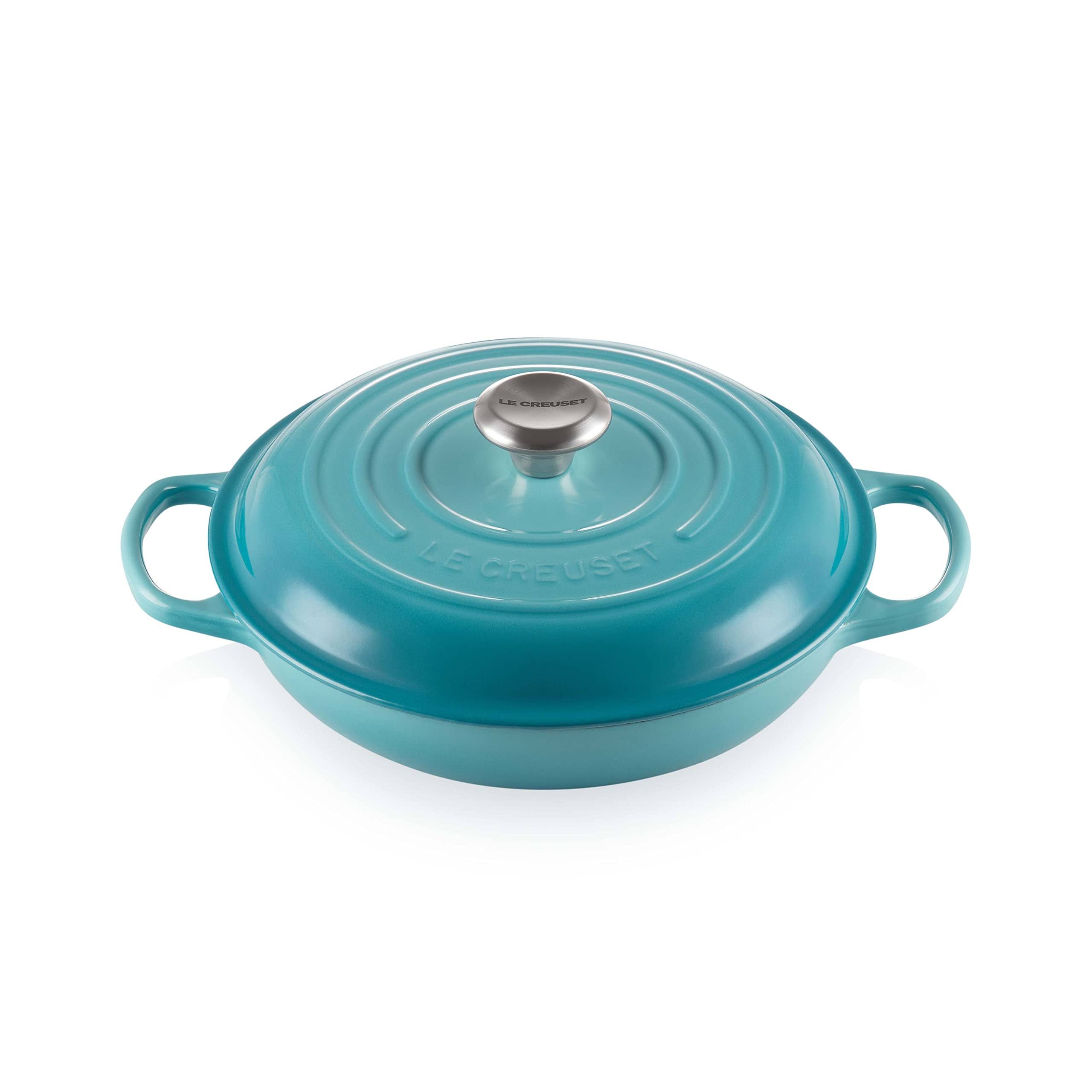 Le Creuset Signature Cast Iron 2.25 qt. Caribbean Braiser