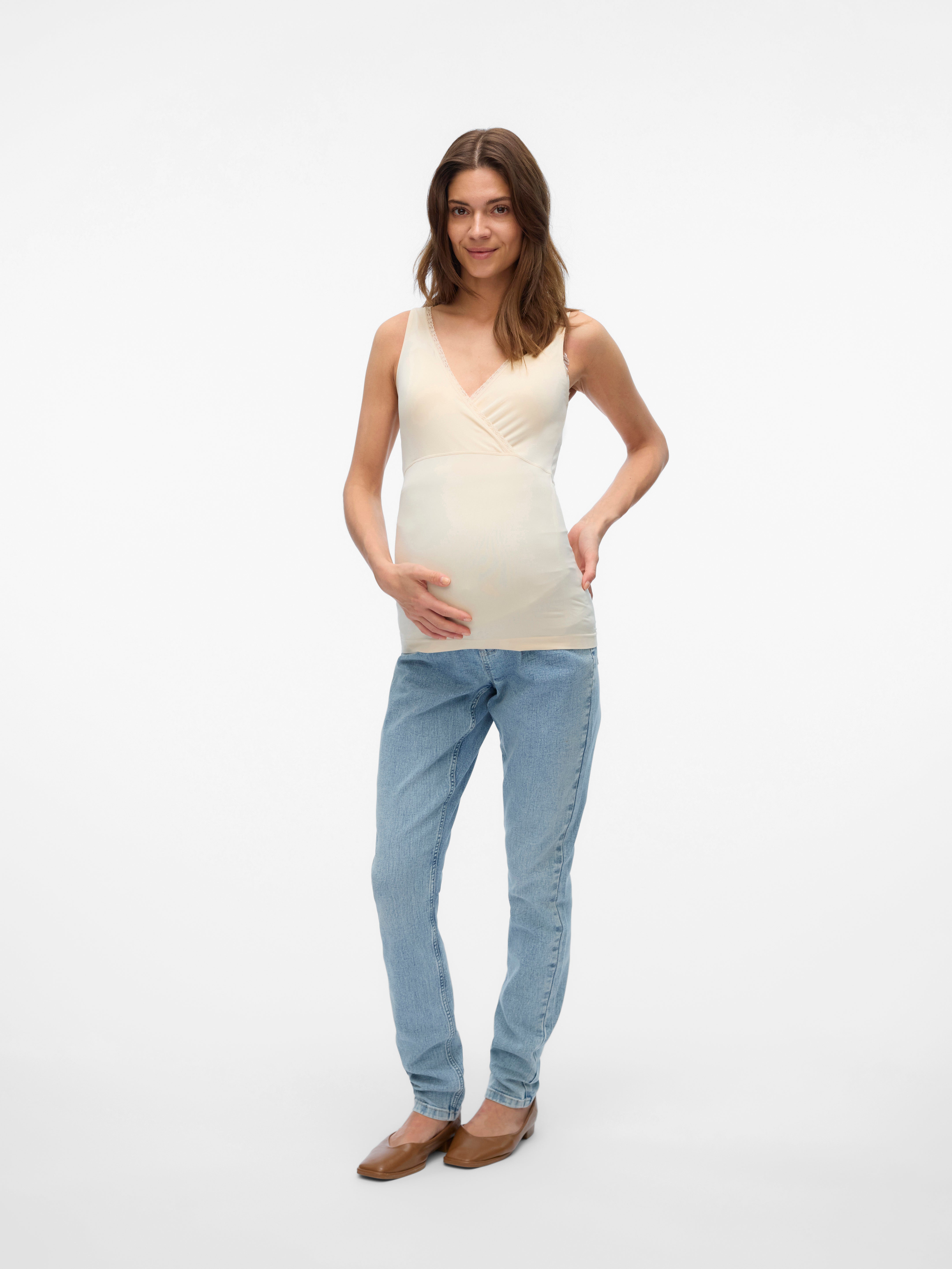 VERO MODA® Bodycon Fit V-Neck Top