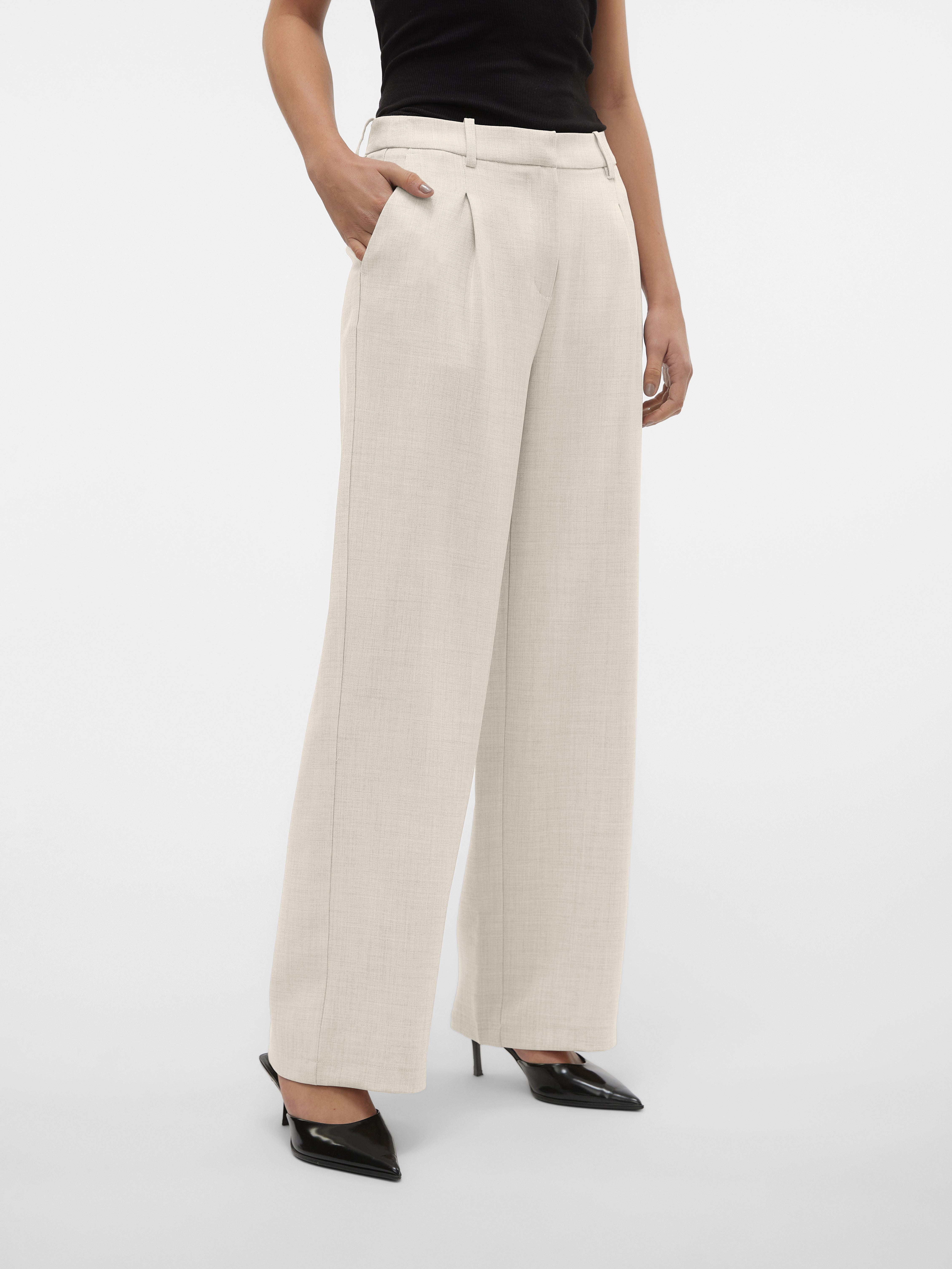 VERO MODA® VMCASSIDY Mid waist Trousers