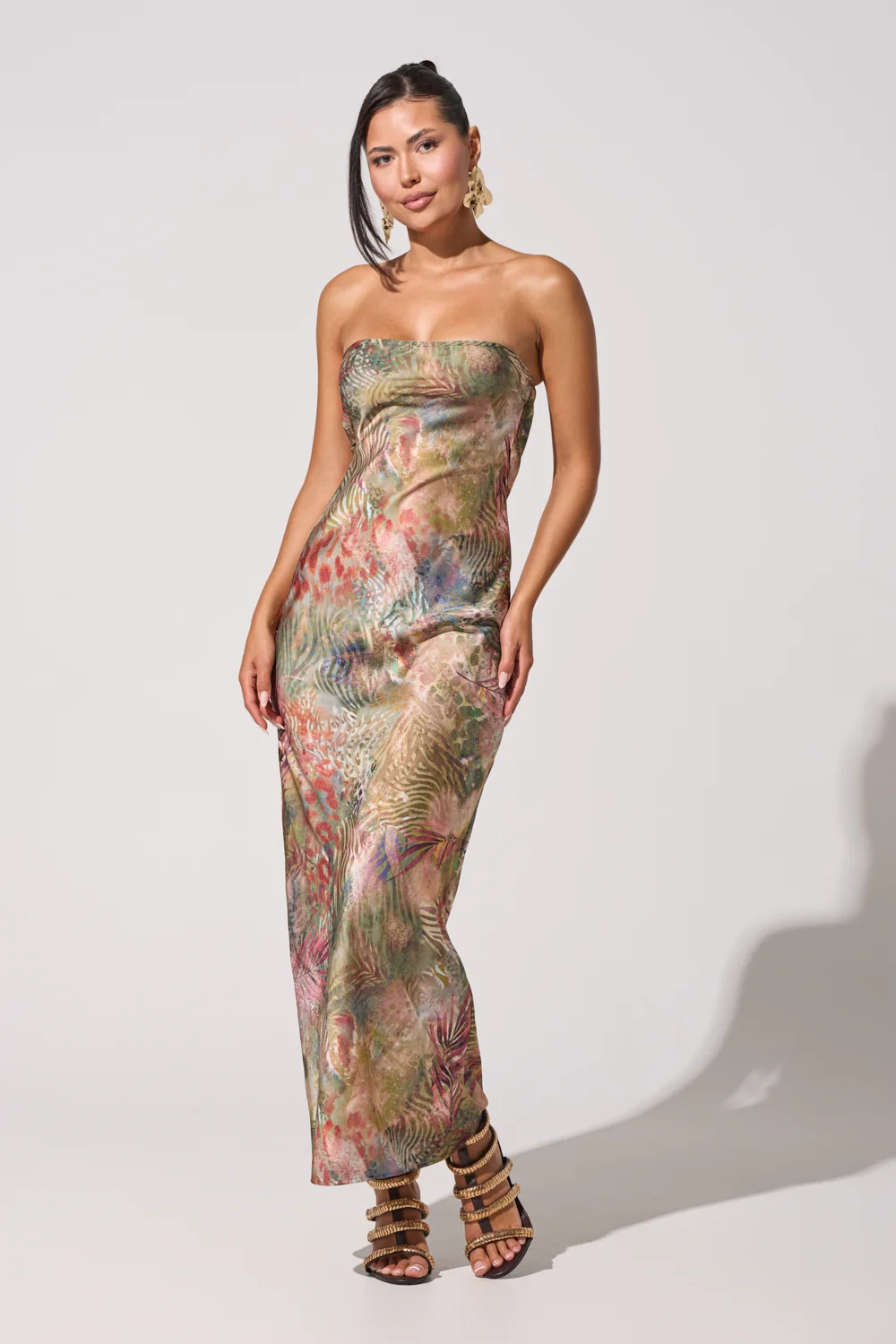 IT GIRL SATIN MAXI DRESS - Akira Store