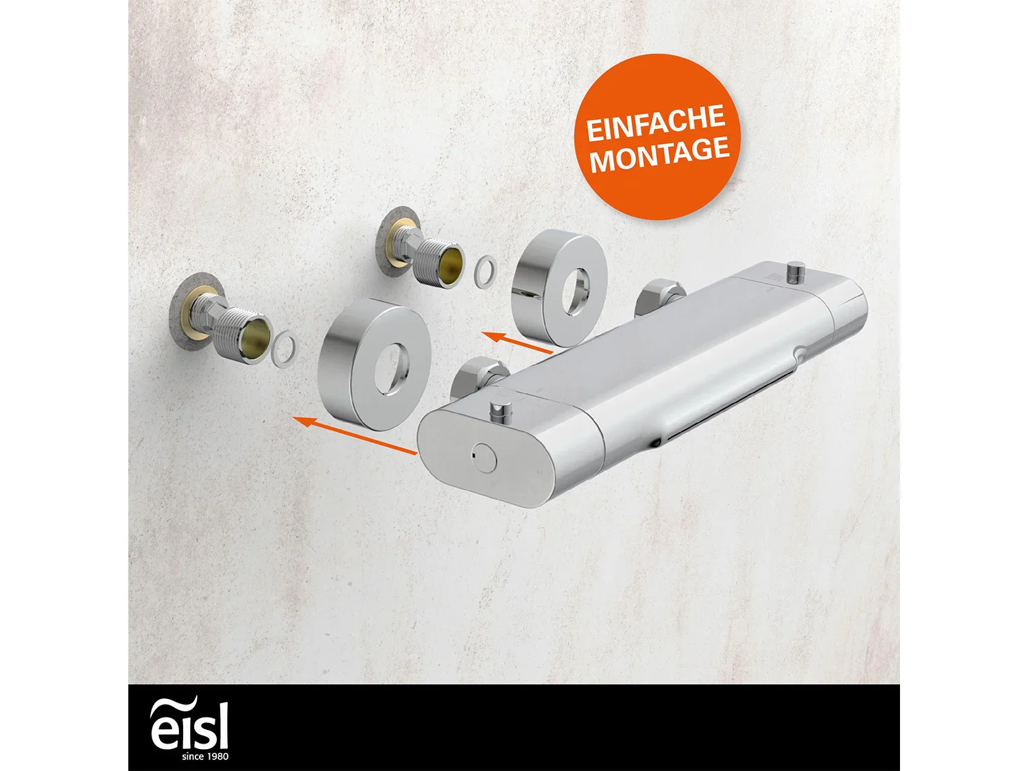 Eisl Mitigeur de salle de bain CARNEO, avec thermostat