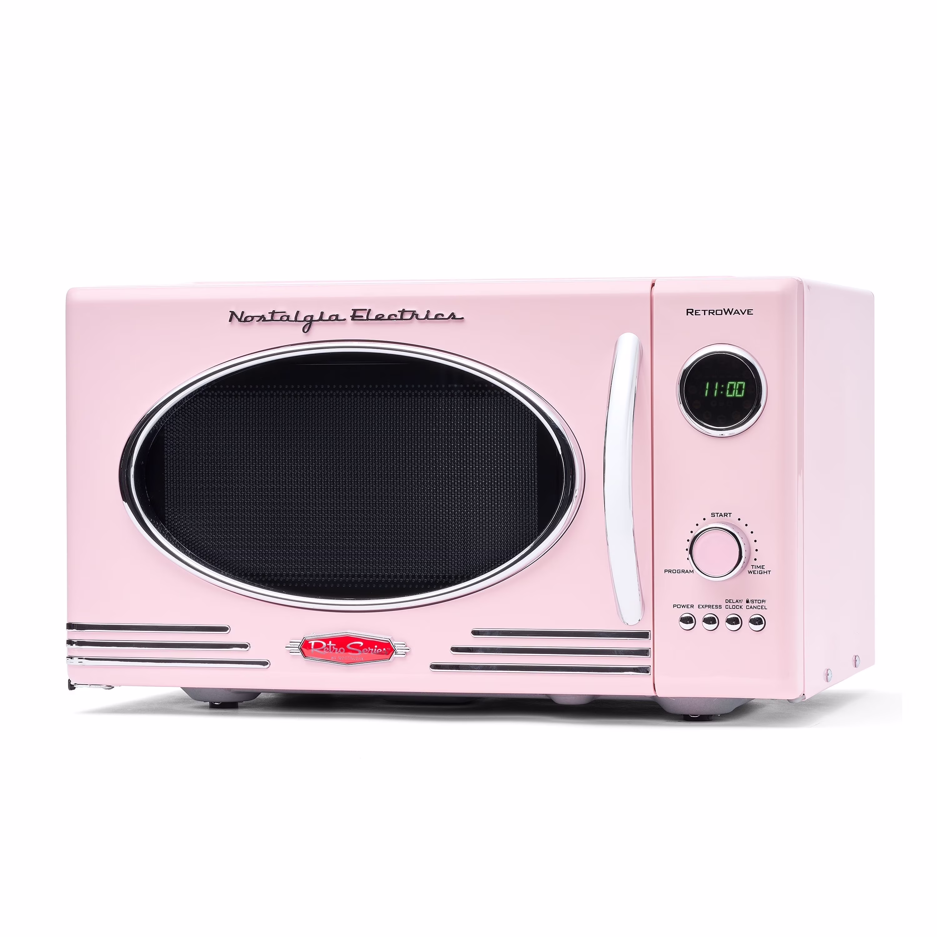 Retro Microwave for Countertop 0.9 cu ft Vintage Microwave, Ivory(Ivory) - Image 7