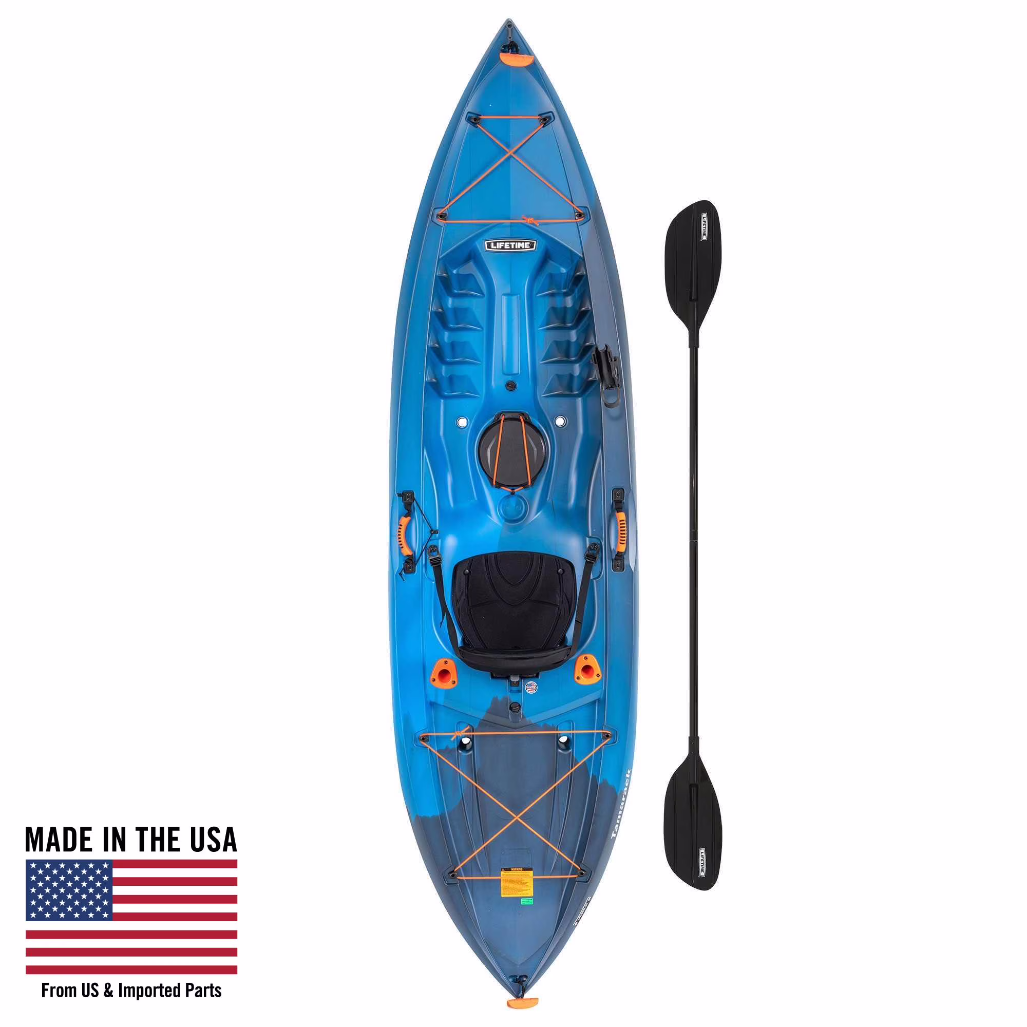 Lifetime Tamarack Angler 10 Ft. Fishing Kayak, Volcano Fusion (91340)