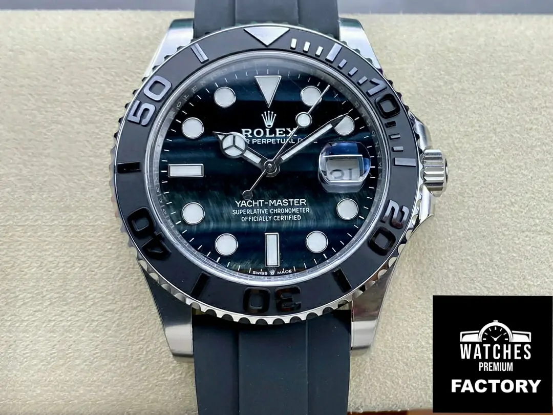 Rolex Yacht Master M226659-0004 Clean Factory Black Rubber Strap