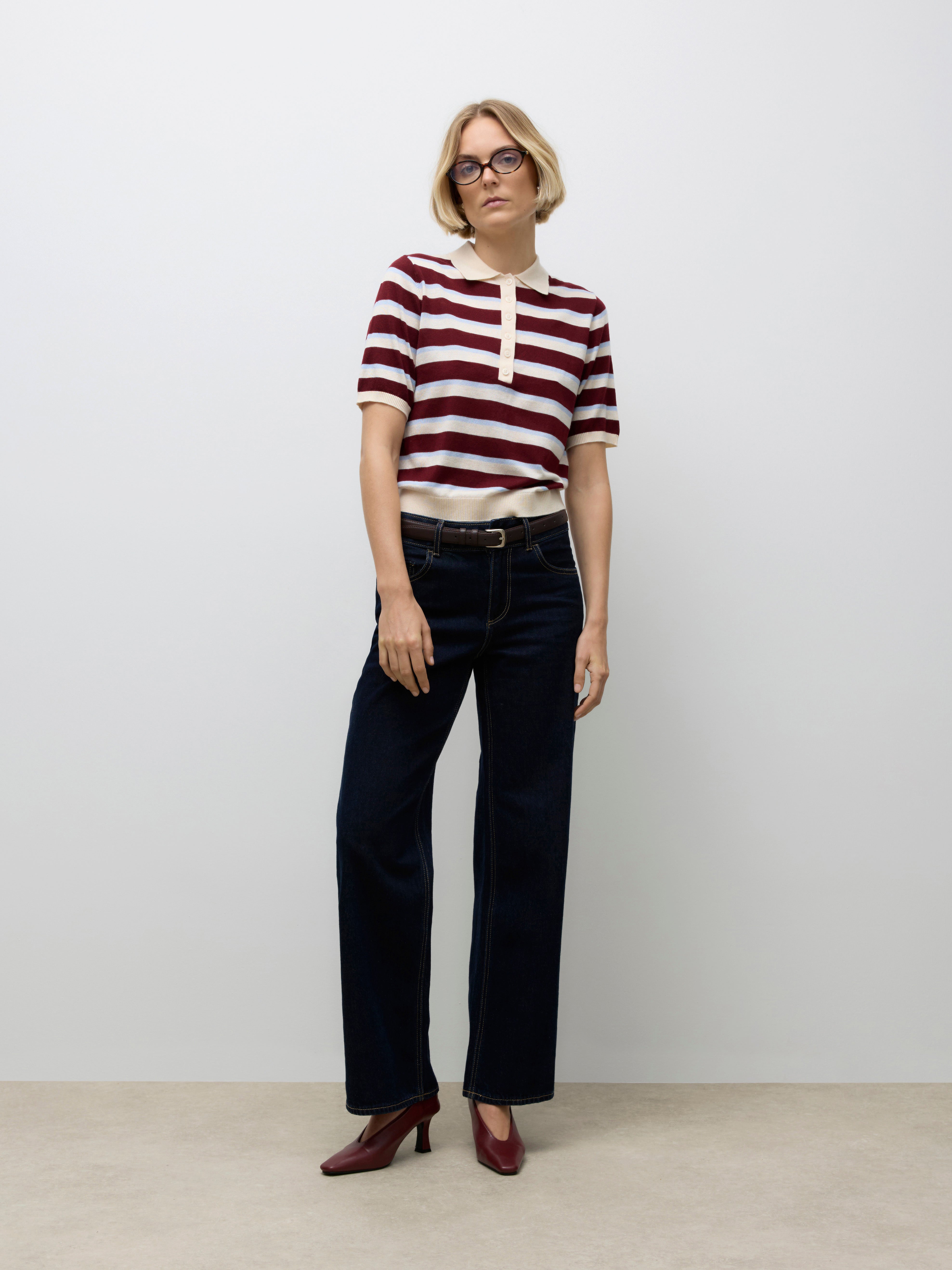 VERO MODA® AWSIKITA Knit Polo-Shirt