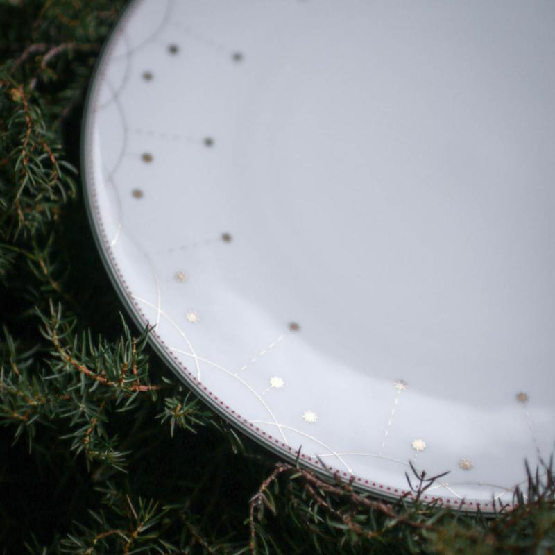 Julemorgen Girlander gourmettallerken 31 cm