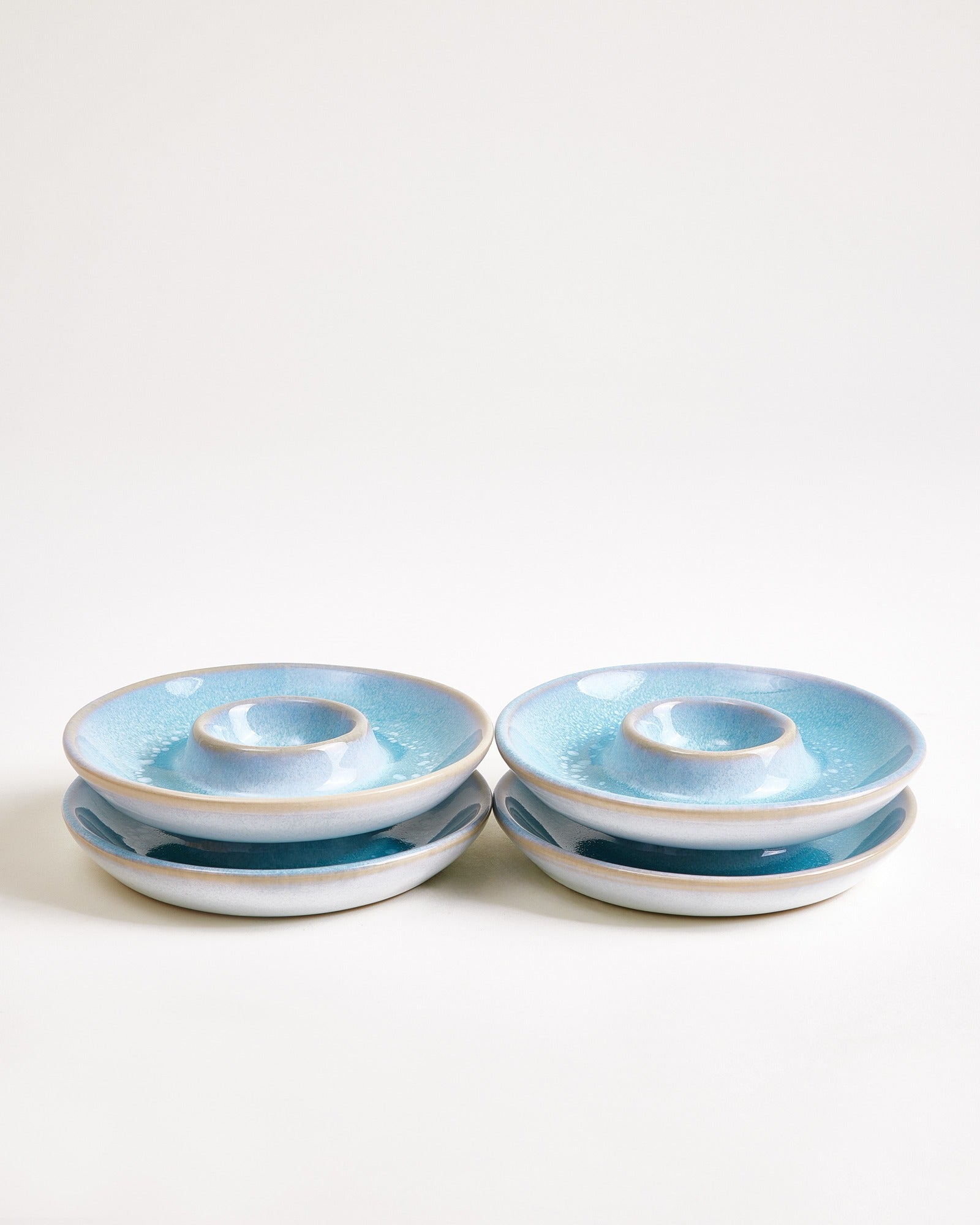 CORDOAMA - EGG CUP AQUA SET OF 4
