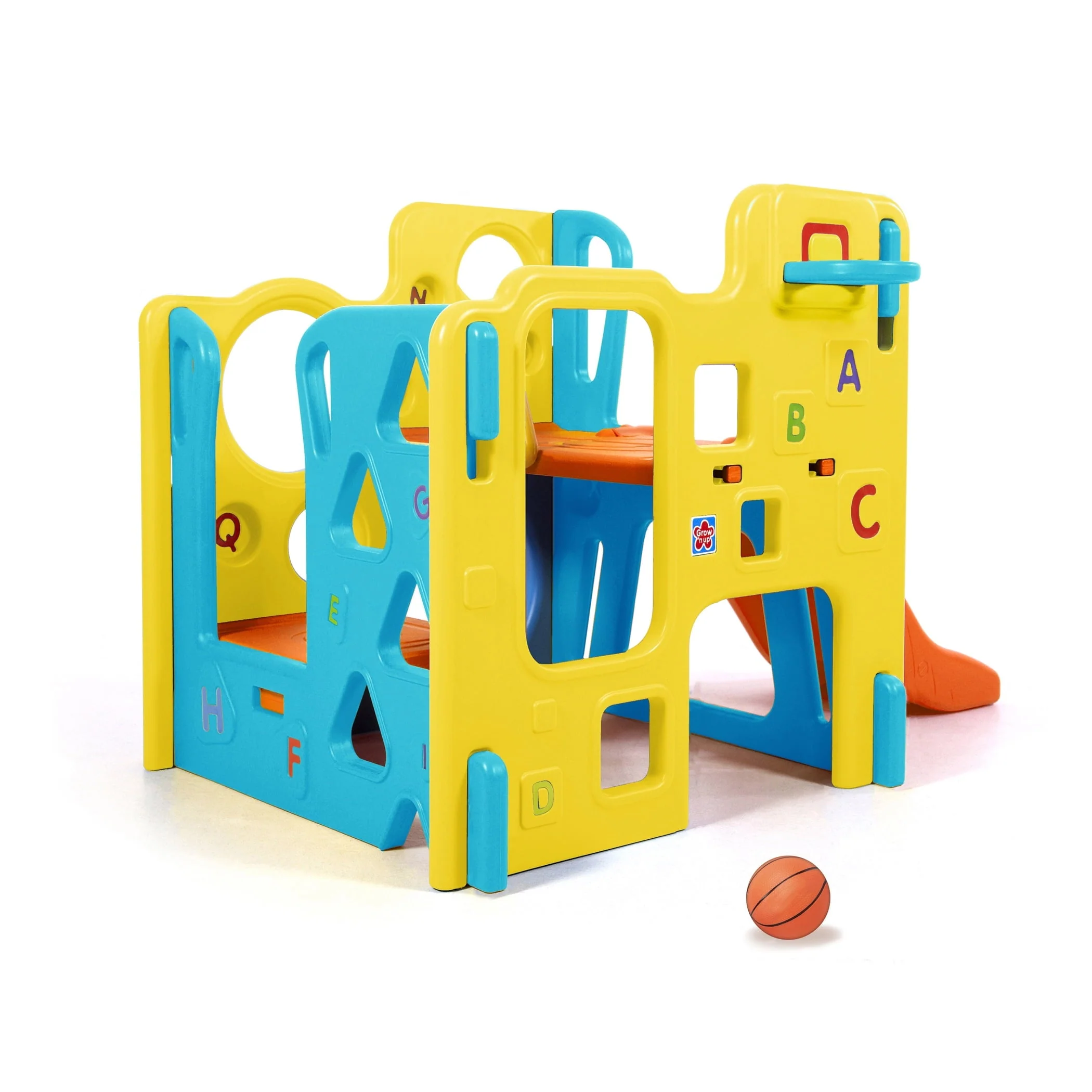Grow'N up Climb & Slide Play Gym Outdoor/Indoor Use Ages 1.5 Years to 4 Years