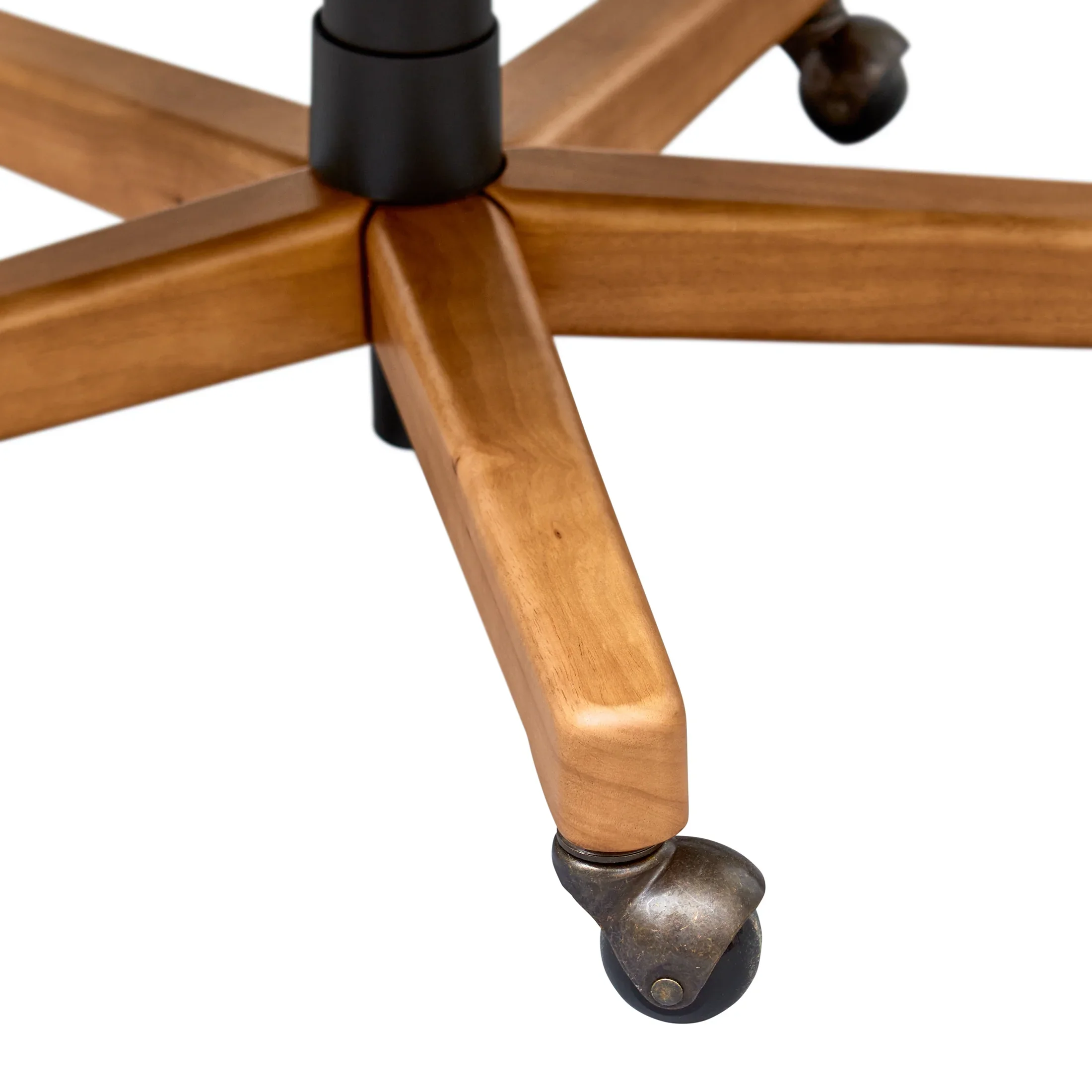 Better Homes & Gardens Juliet Tall Back Office Chair, Olive and Light Honey Finish