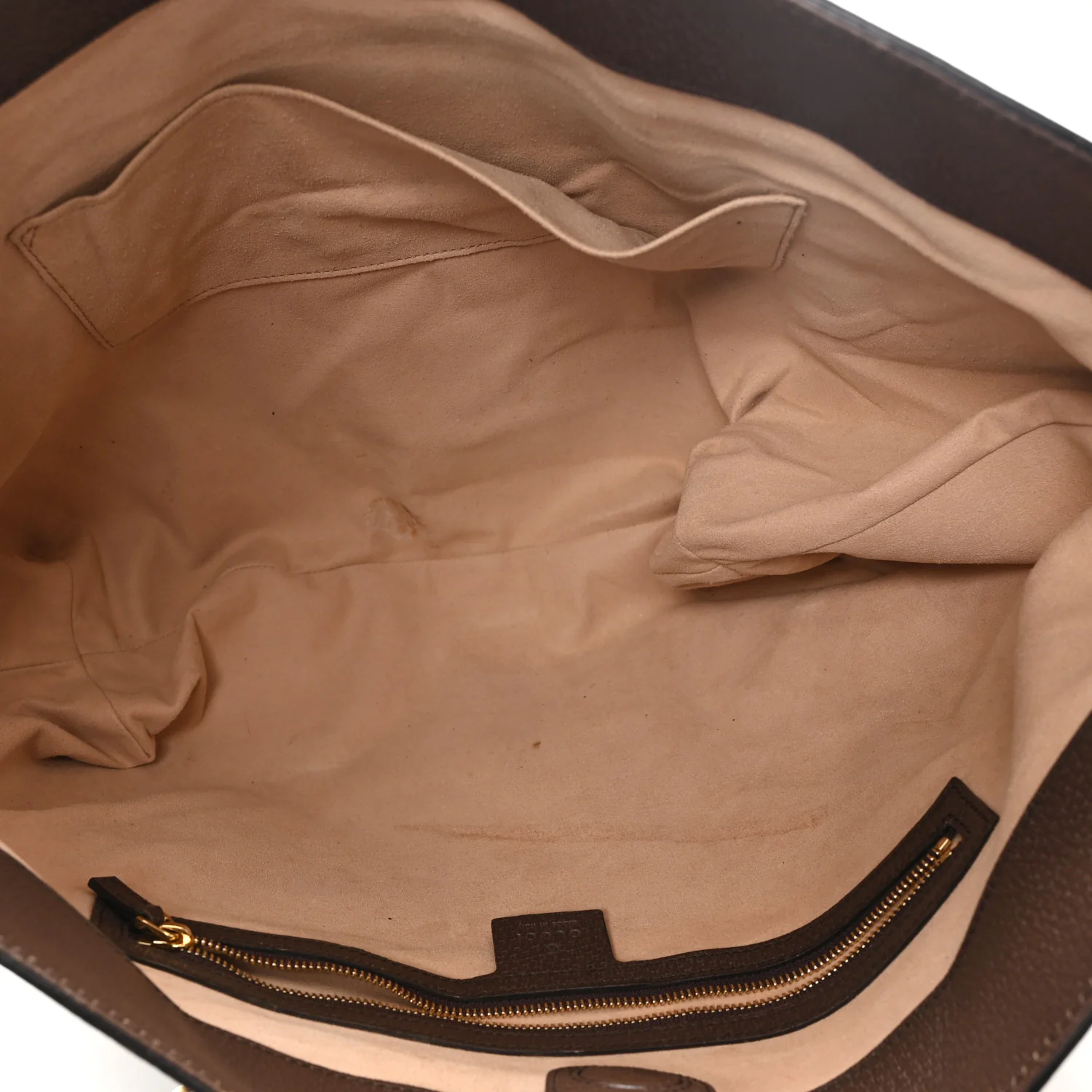 GG Supreme Monogram Medium Ophidia Shopping Tote Brown