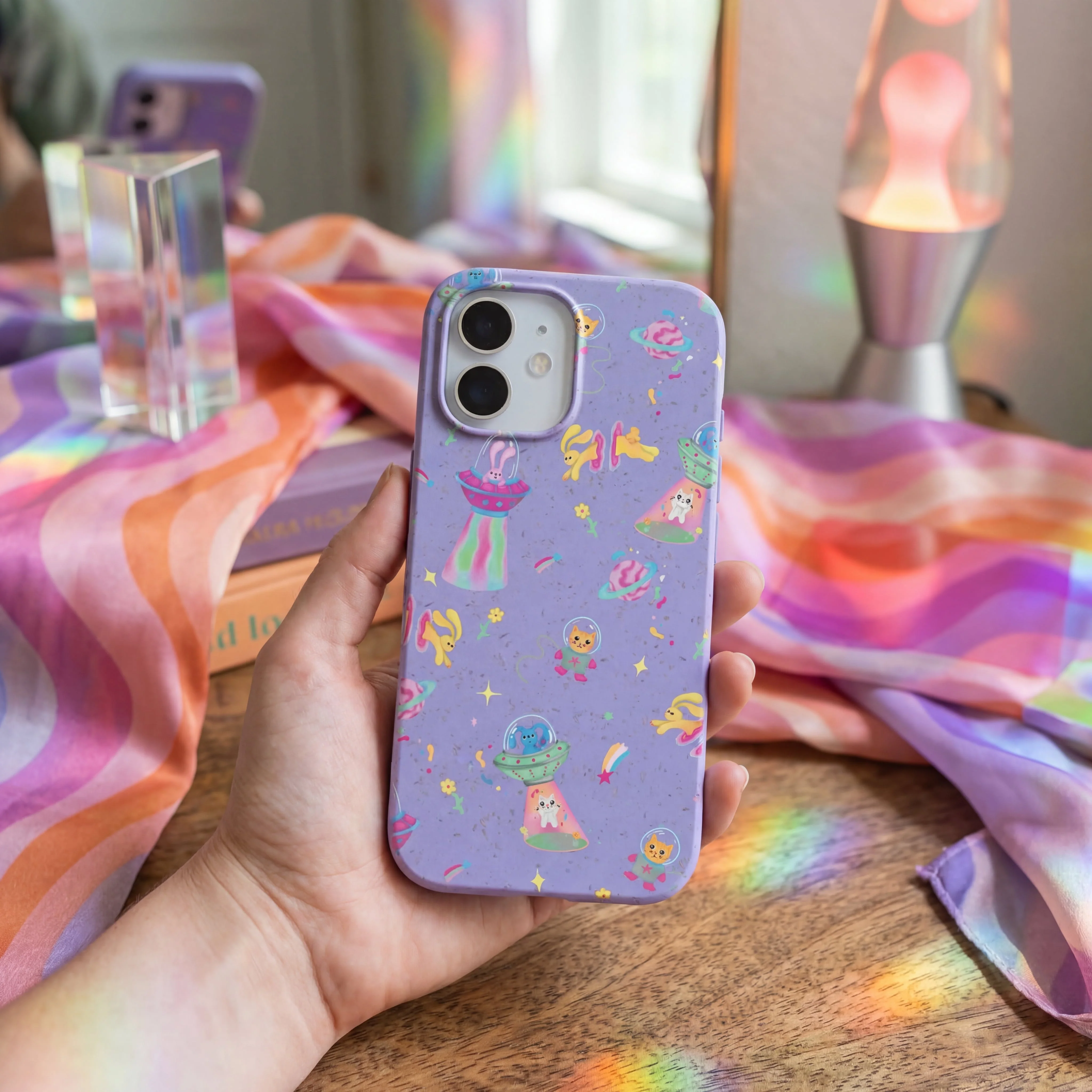 Lavender Bunny and Beyond iPhone 17 Pro Max Case