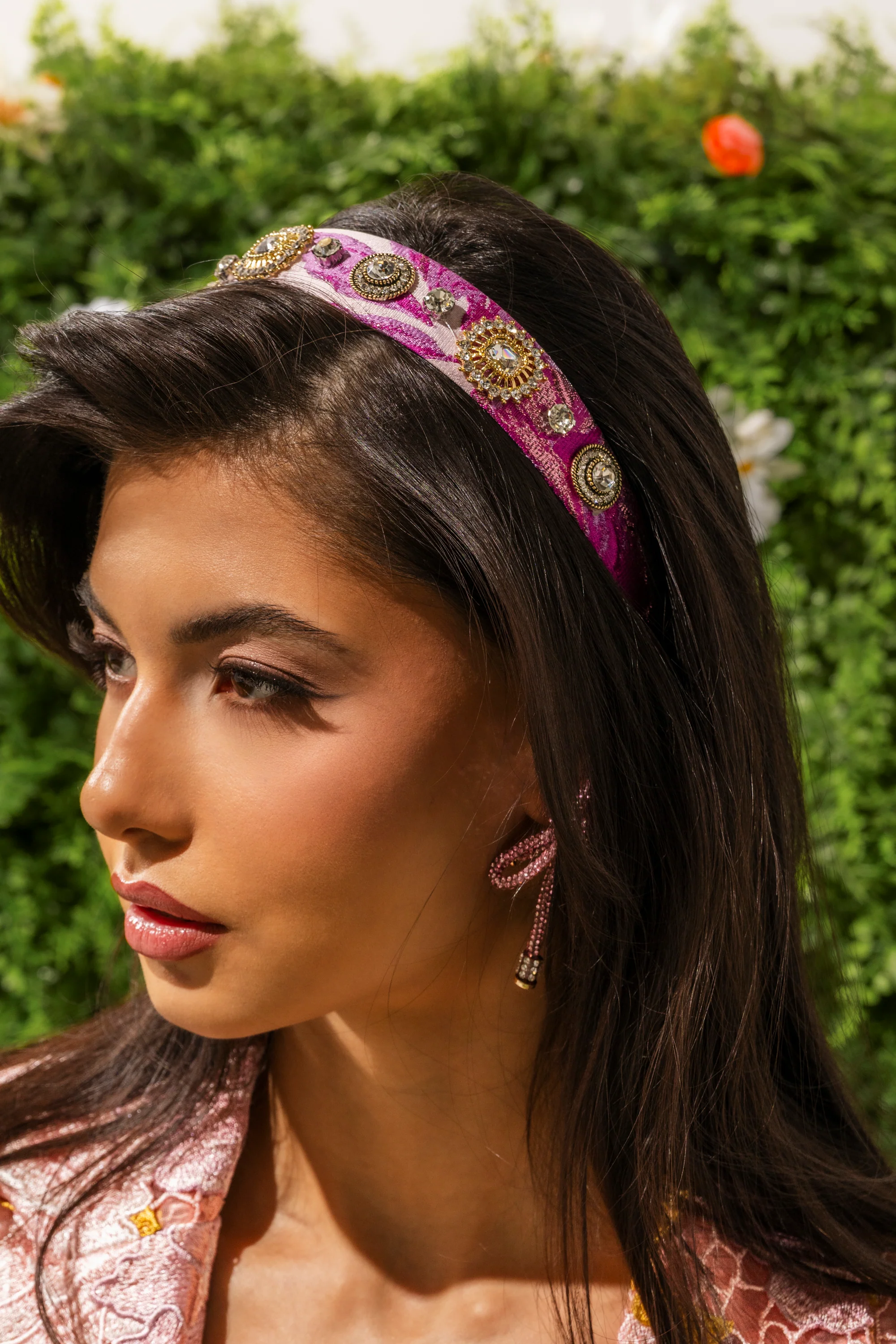 GIRLS GIRL EMBELLISHED HEADBAND - Akira Store