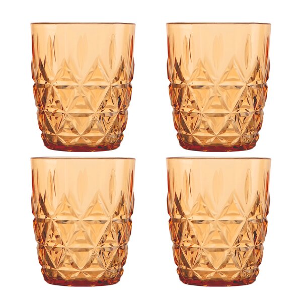 June picknick vannglass 28 cl 4 stk amber