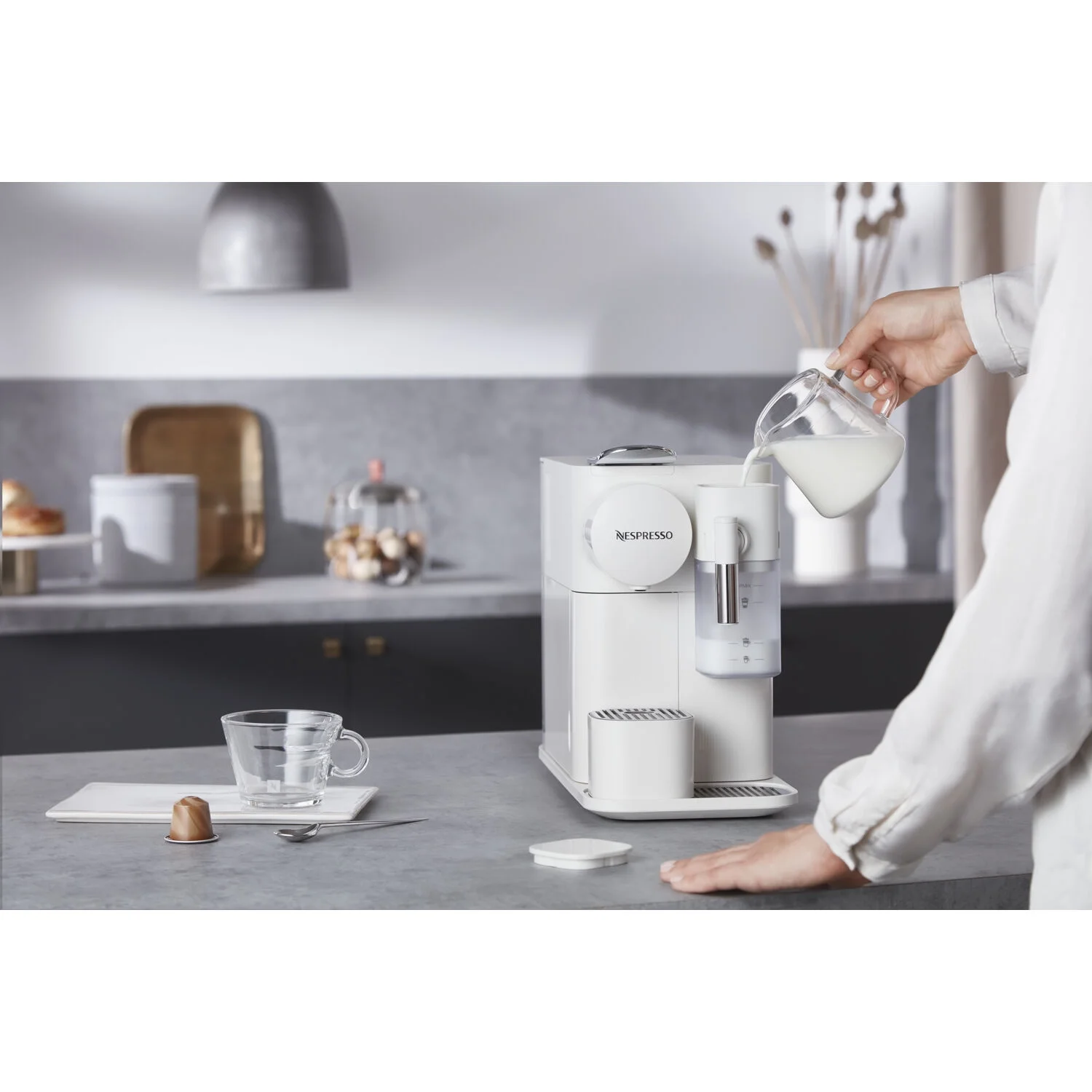by 19 Bar, Espresso Coffee Machine(White) - Image 2